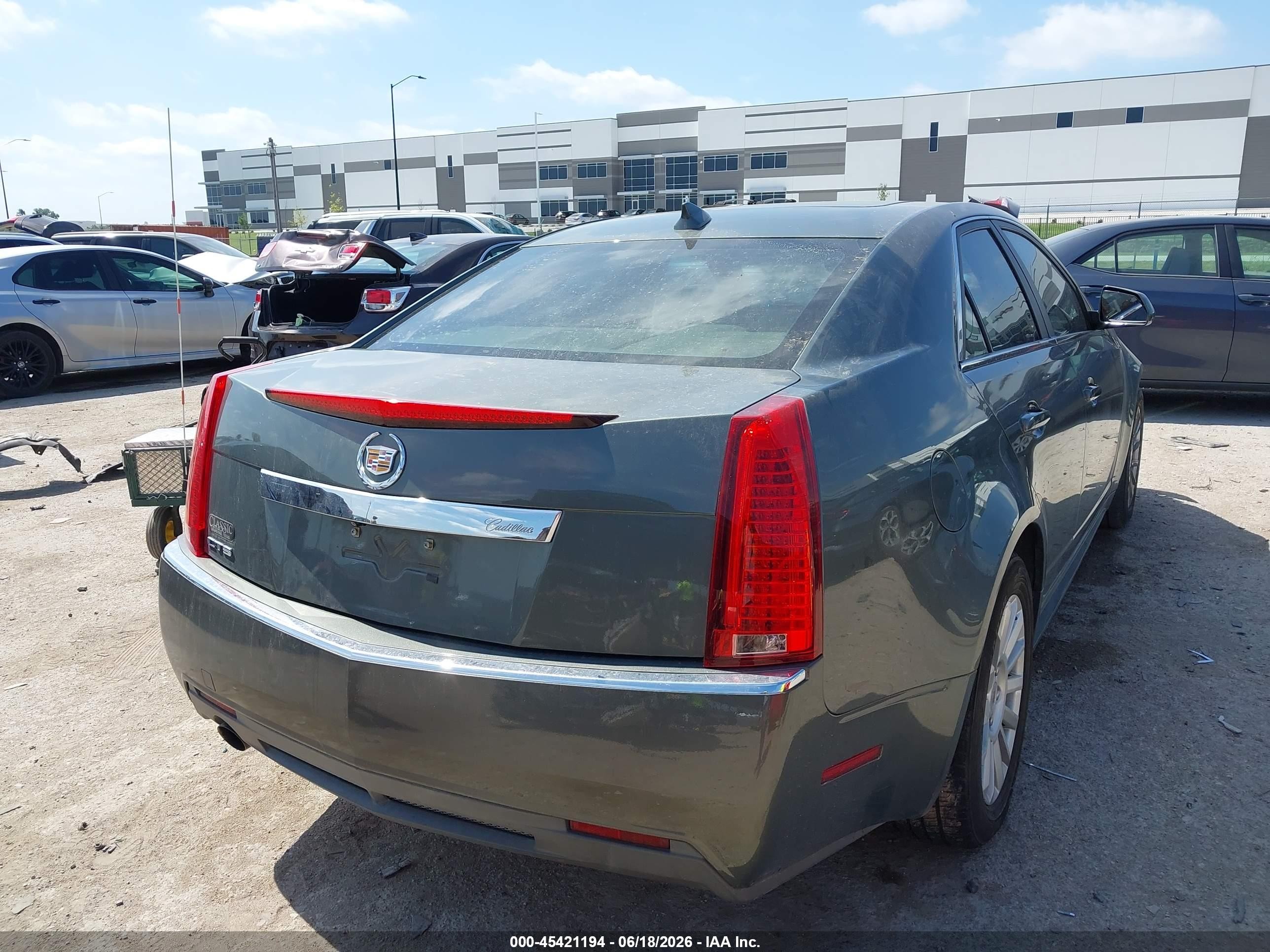2011 Cadillac Cts Luxury Gray vin: 1G6DE5EY9B0163279