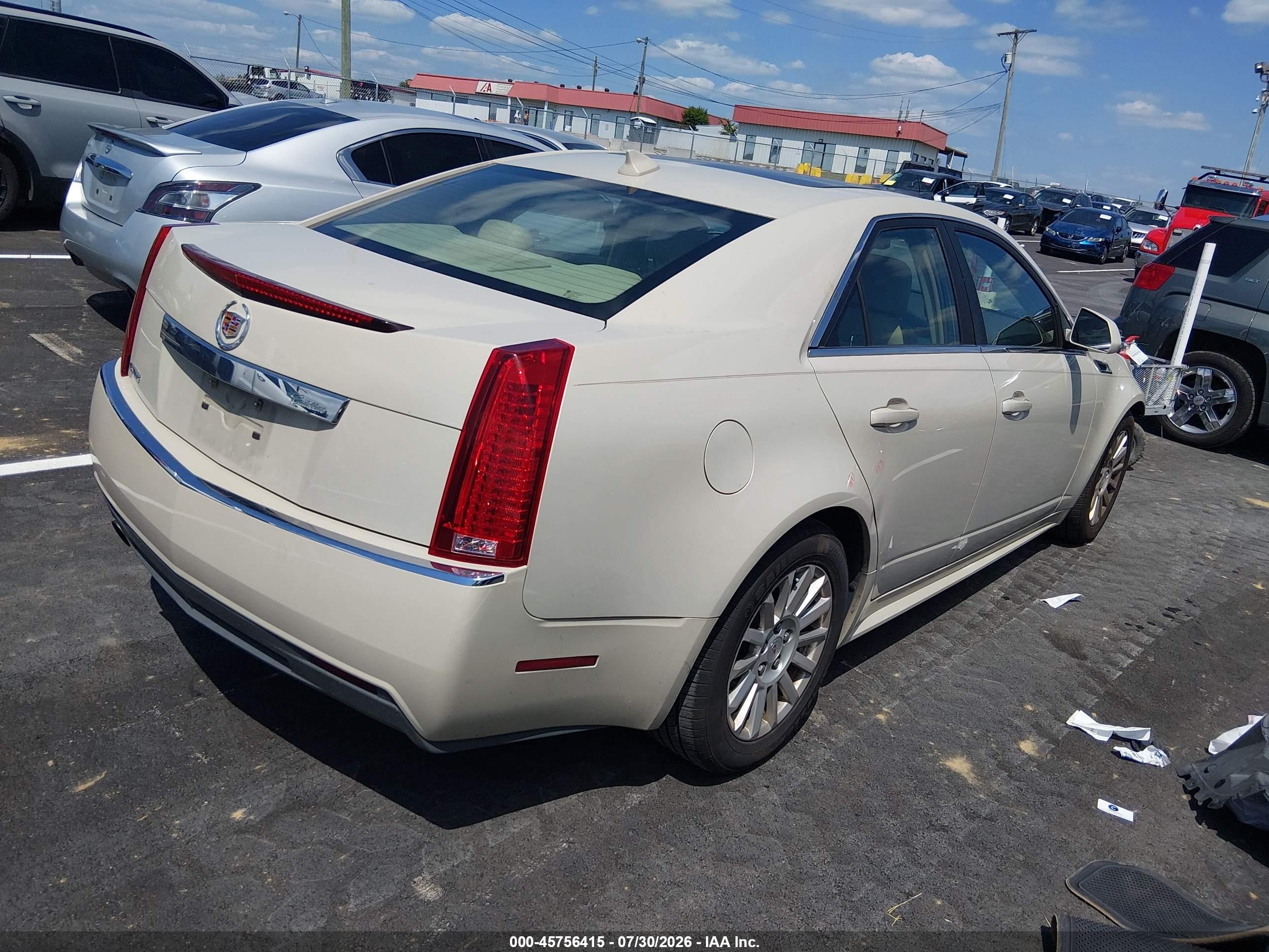 2011 Cadillac Cts Luxury Gold vin: 1G6DE5EY9B0164657