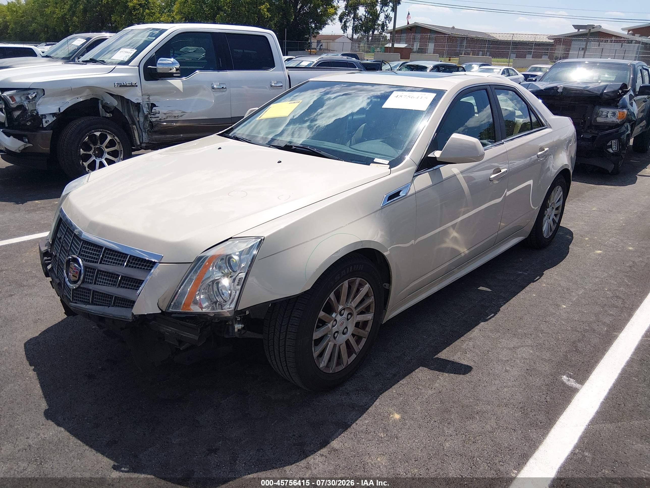 2011 Cadillac Cts Luxury Gold vin: 1G6DE5EY9B0164657
