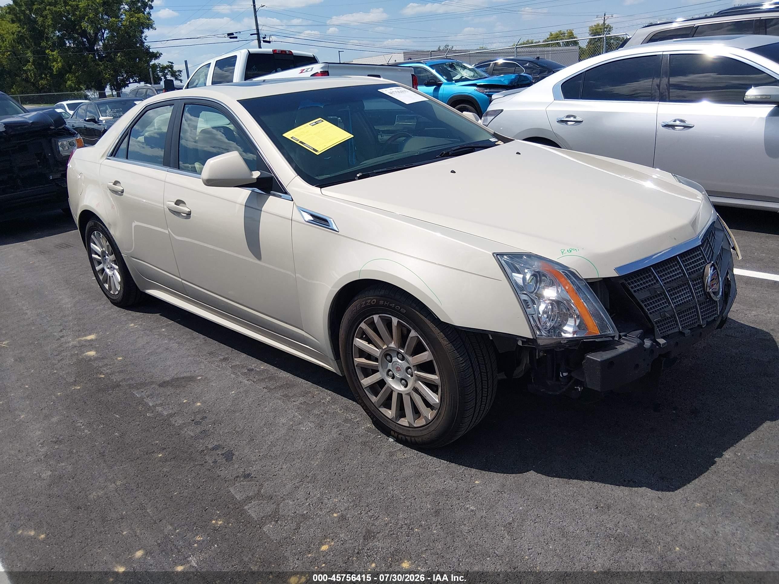 2011 Cadillac Cts Luxury Gold vin: 1G6DE5EY9B0164657