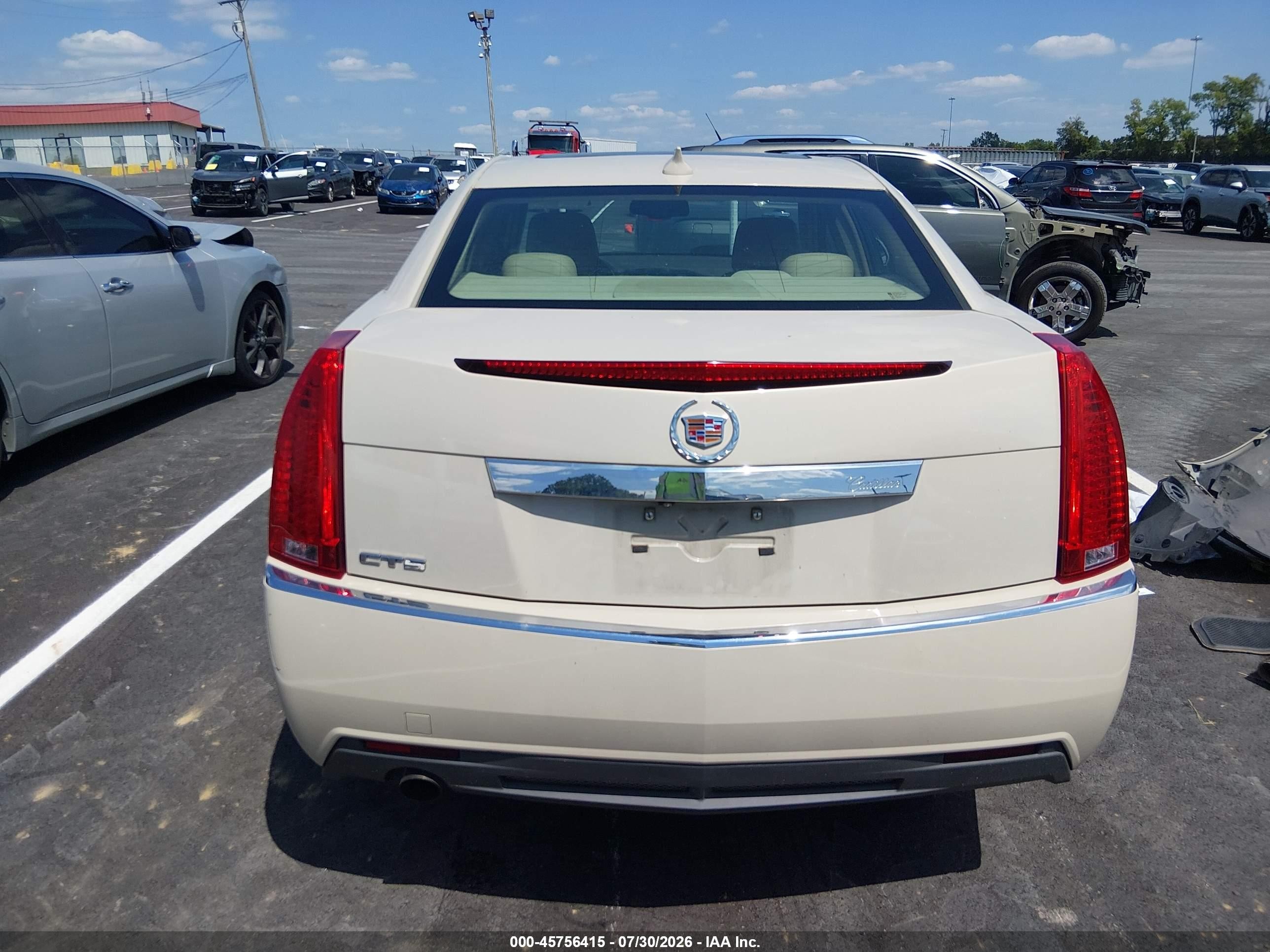 2011 Cadillac Cts Luxury Gold vin: 1G6DE5EY9B0164657