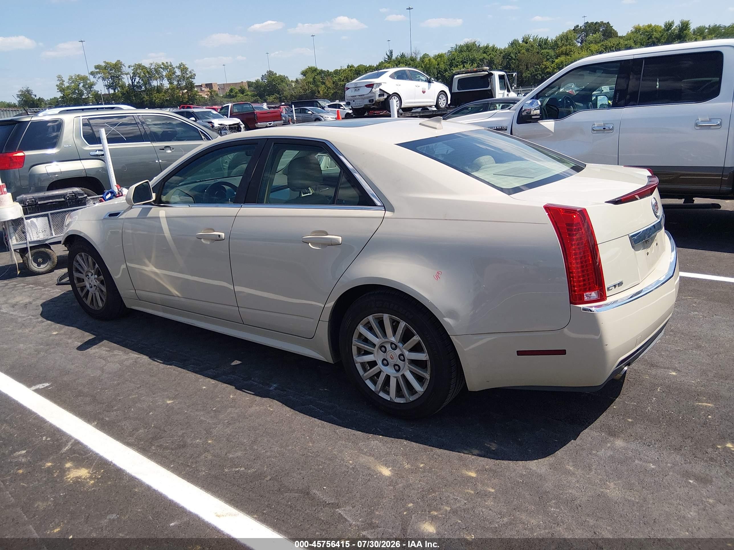 2011 Cadillac Cts Luxury Gold vin: 1G6DE5EY9B0164657