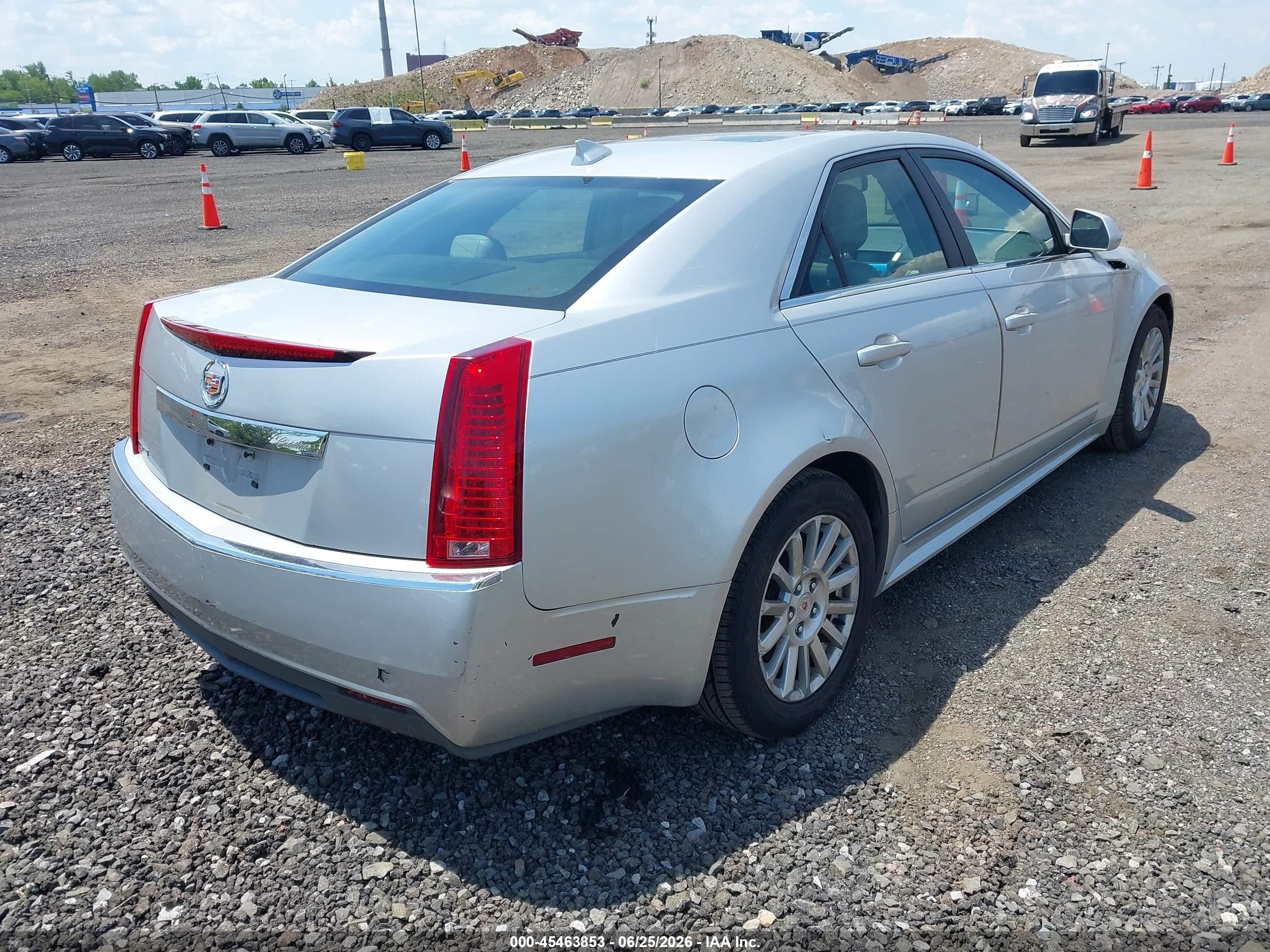 2011 Cadillac Cts Luxury Silver vin: 1G6DE5EYXB0135488