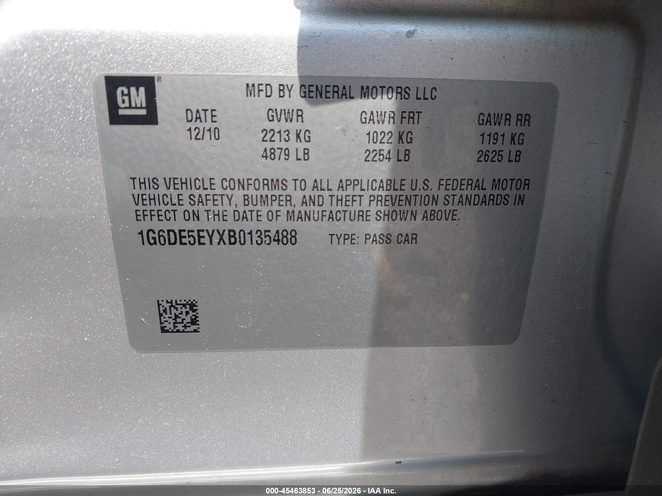 2011 Cadillac Cts Luxury Silver vin: 1G6DE5EYXB0135488