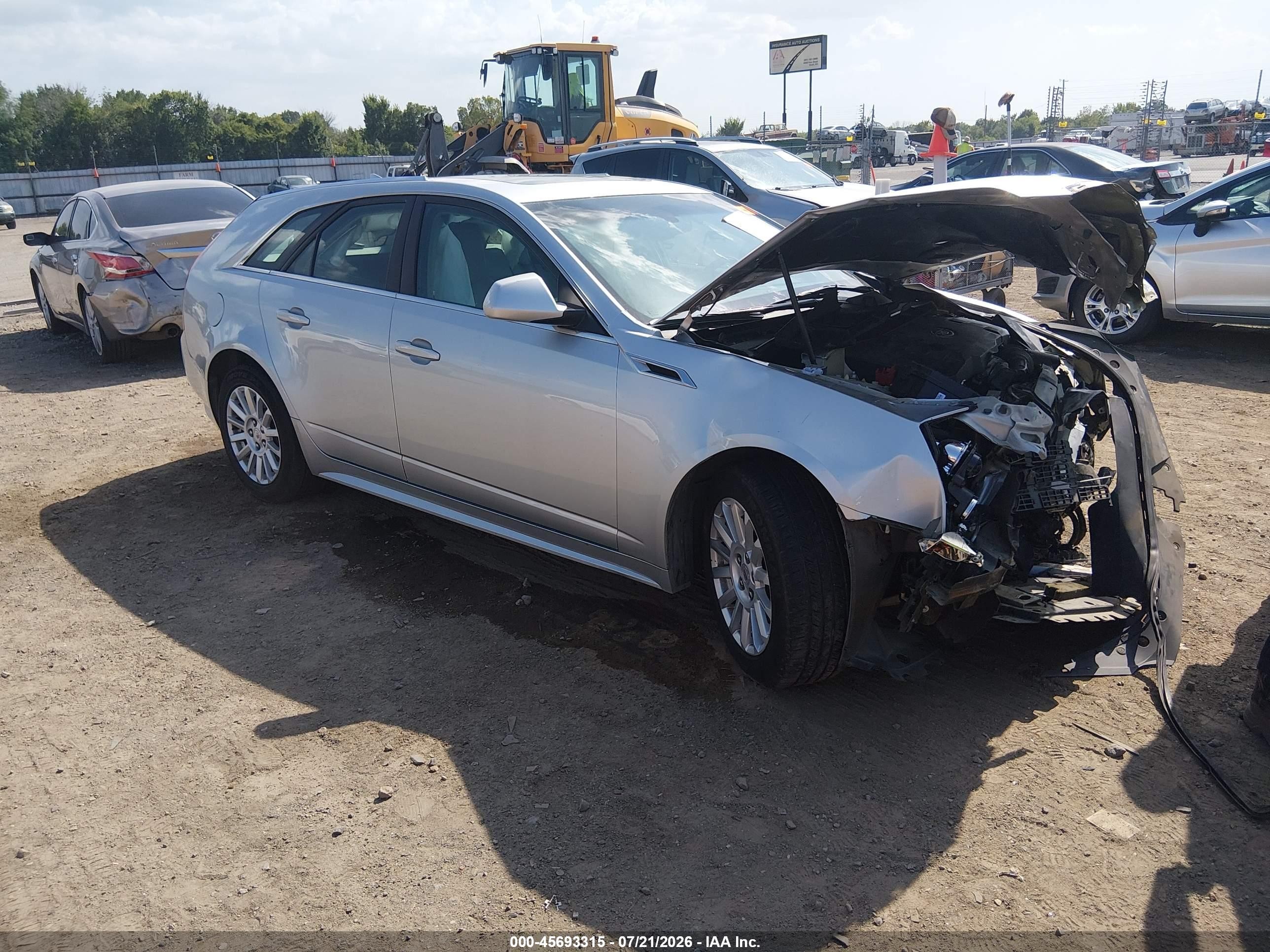 2012 Cadillac Cts Luxury Silver vin: 1G6DE8E5XC0145950