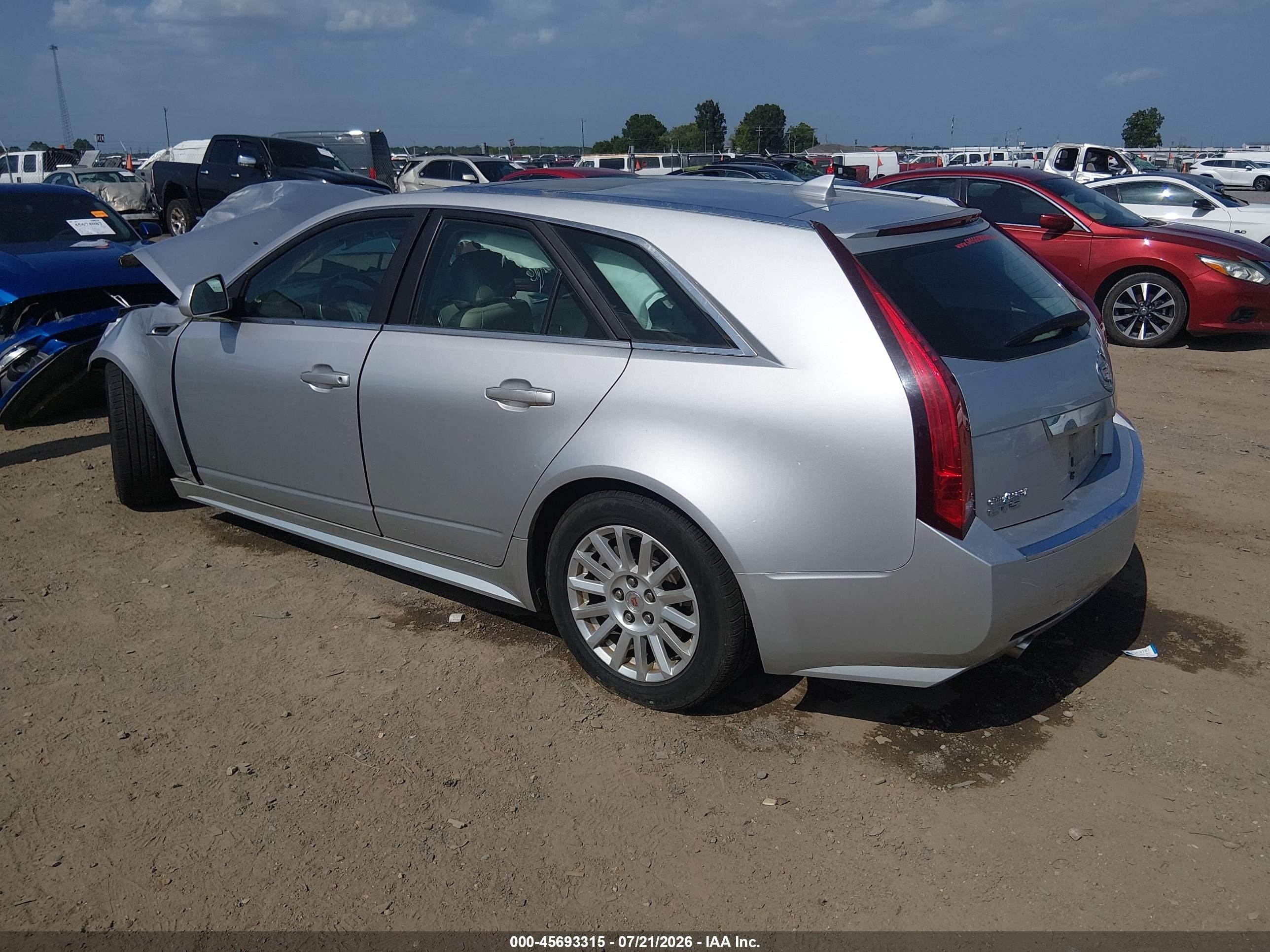 2012 Cadillac Cts Luxury Silver vin: 1G6DE8E5XC0145950
