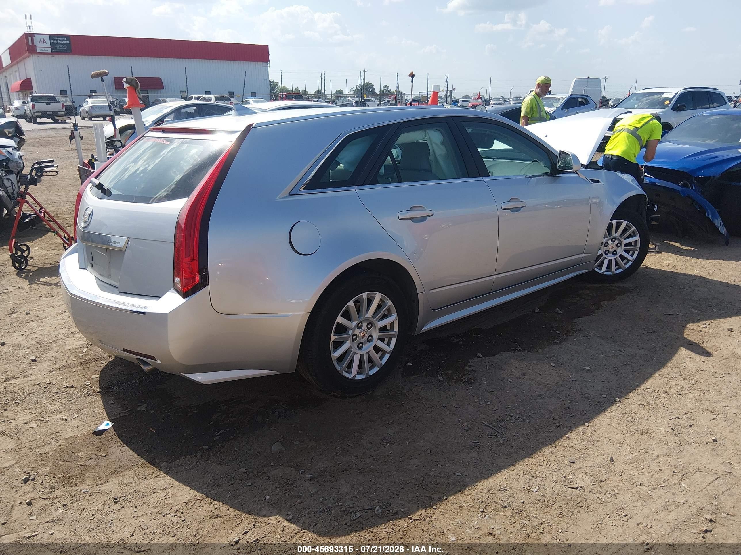 2012 Cadillac Cts Luxury Silver vin: 1G6DE8E5XC0145950