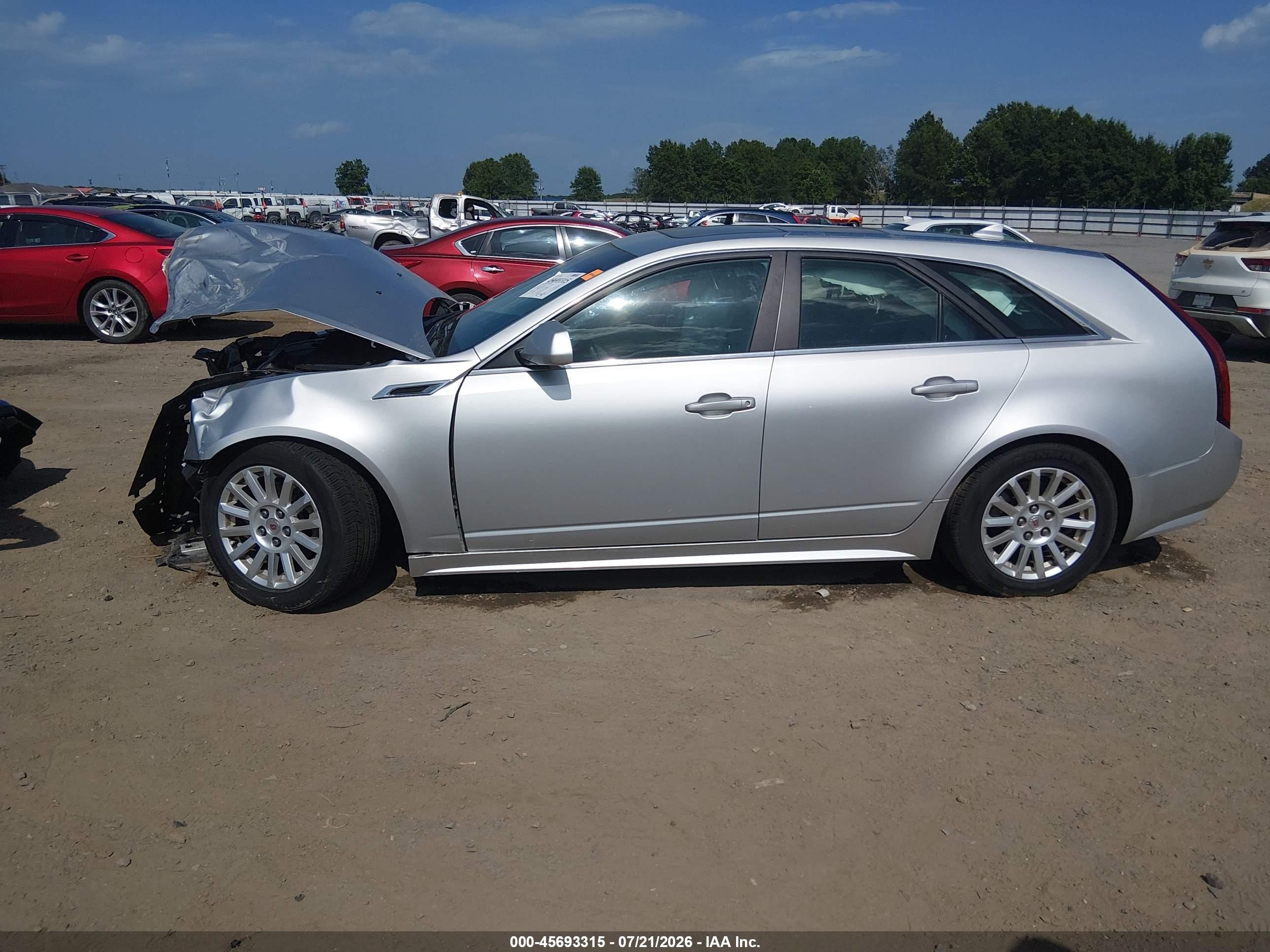 2012 Cadillac Cts Luxury Silver vin: 1G6DE8E5XC0145950