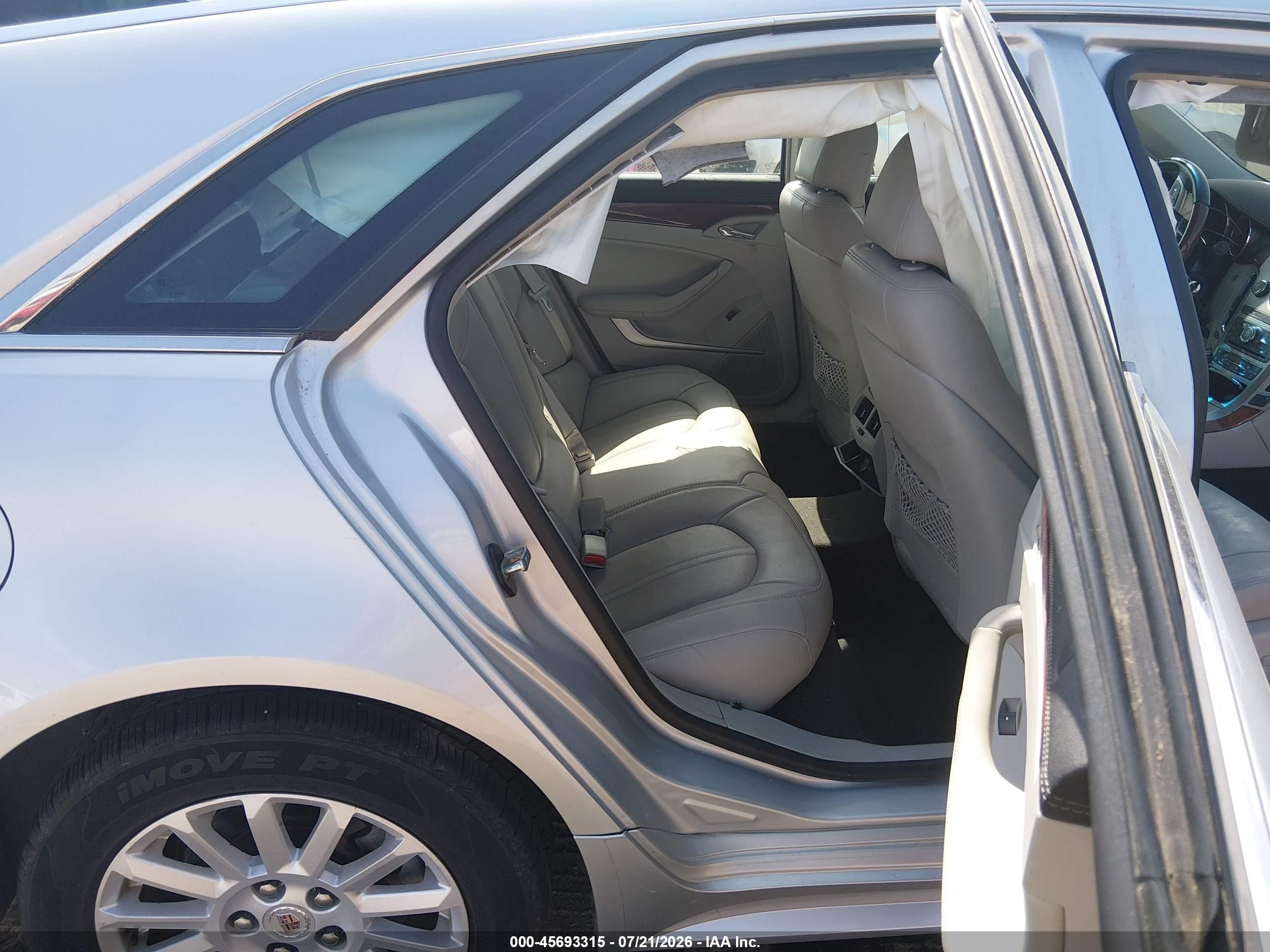 2012 Cadillac Cts Luxury Silver vin: 1G6DE8E5XC0145950