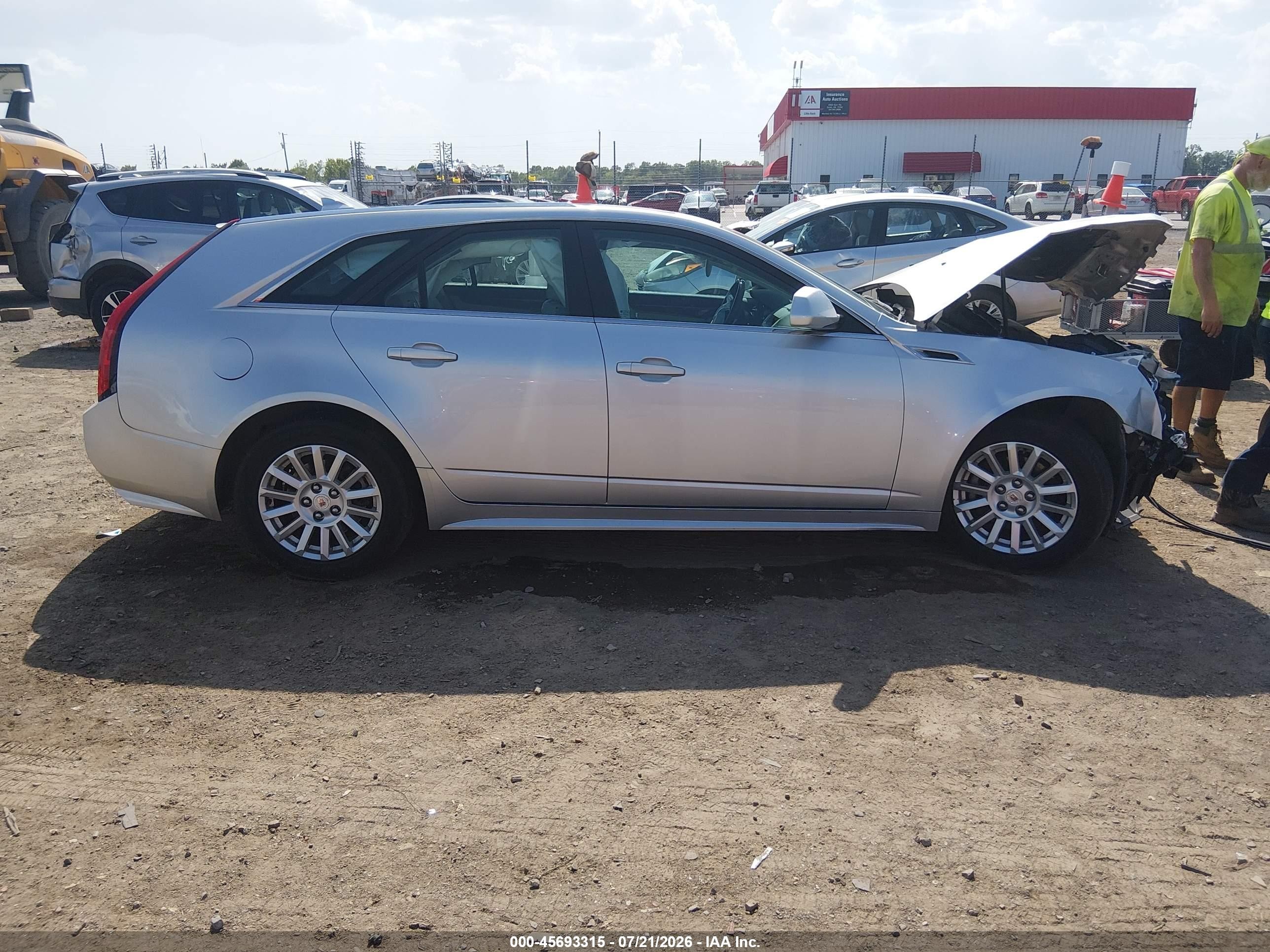 2012 Cadillac Cts Luxury Silver vin: 1G6DE8E5XC0145950