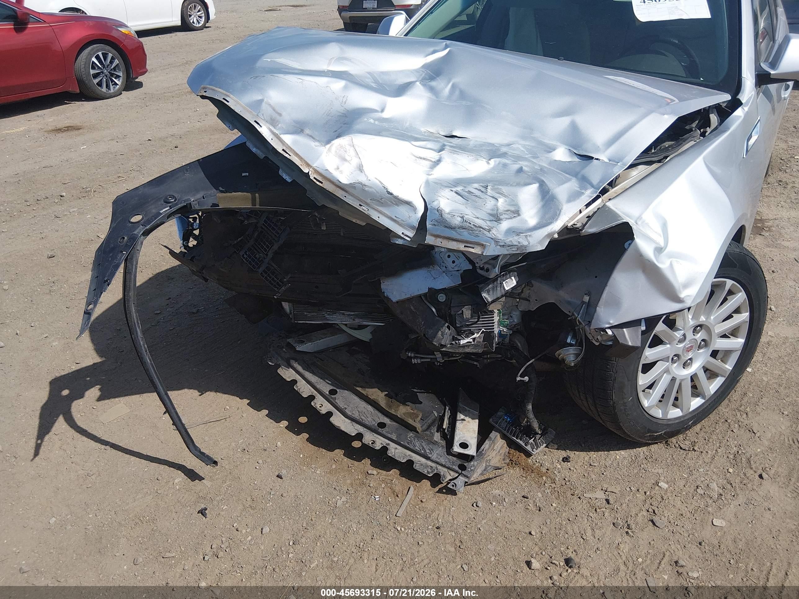 2012 Cadillac Cts Luxury Silver vin: 1G6DE8E5XC0145950