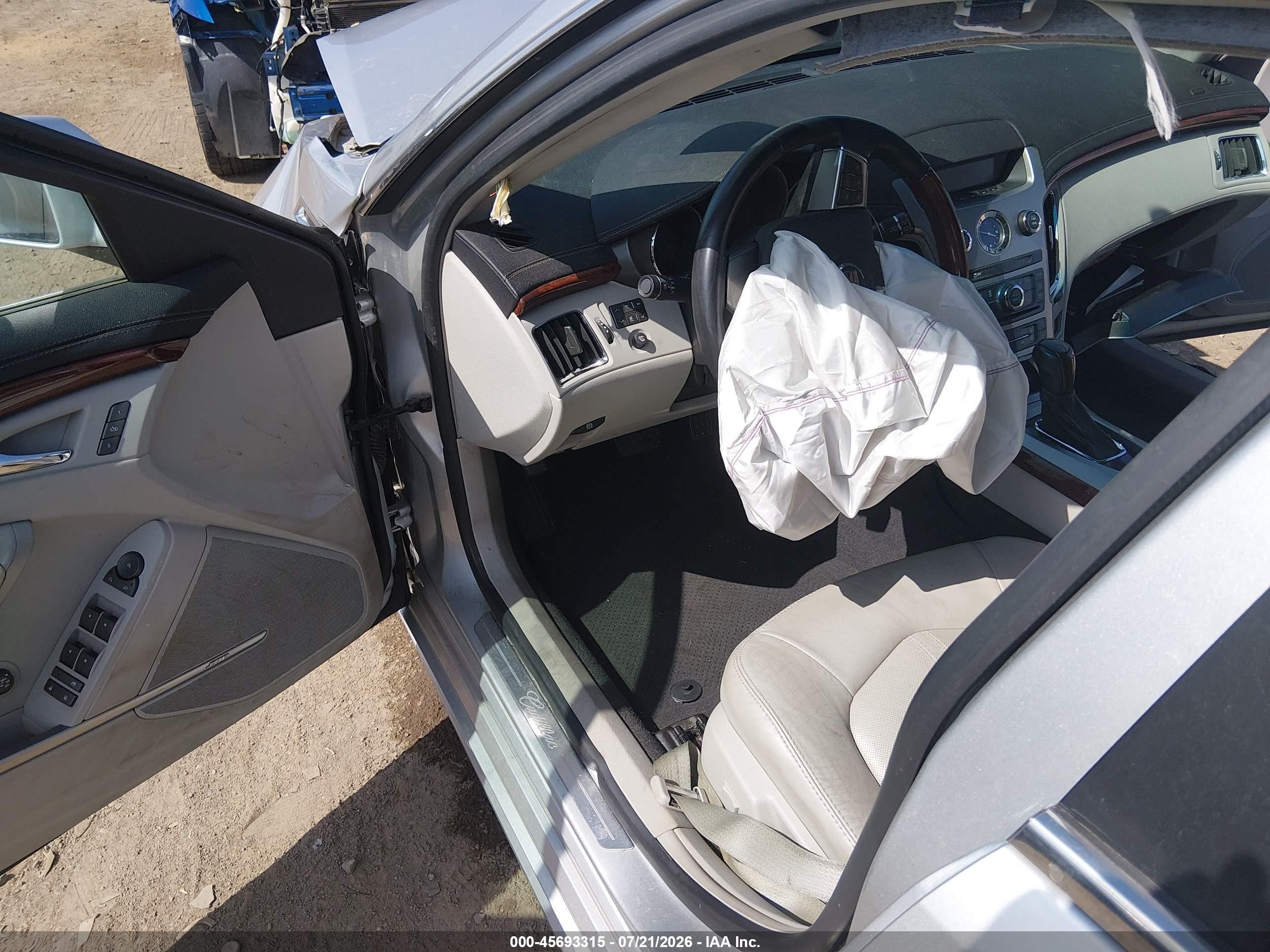 2012 Cadillac Cts Luxury Silver vin: 1G6DE8E5XC0145950