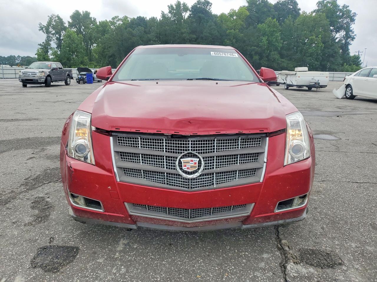 2008 Cadillac Cts Burgundy vin: 1G6DF577080155226