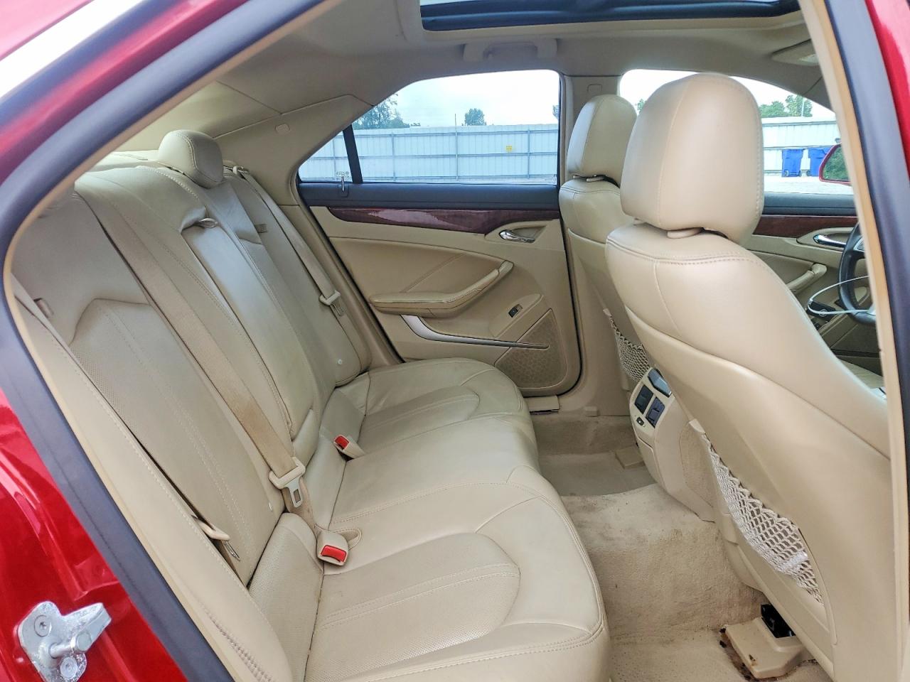 2008 Cadillac Cts Burgundy vin: 1G6DF577080155226