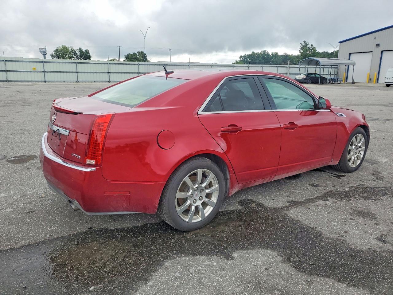 2008 Cadillac Cts Burgundy vin: 1G6DF577080155226