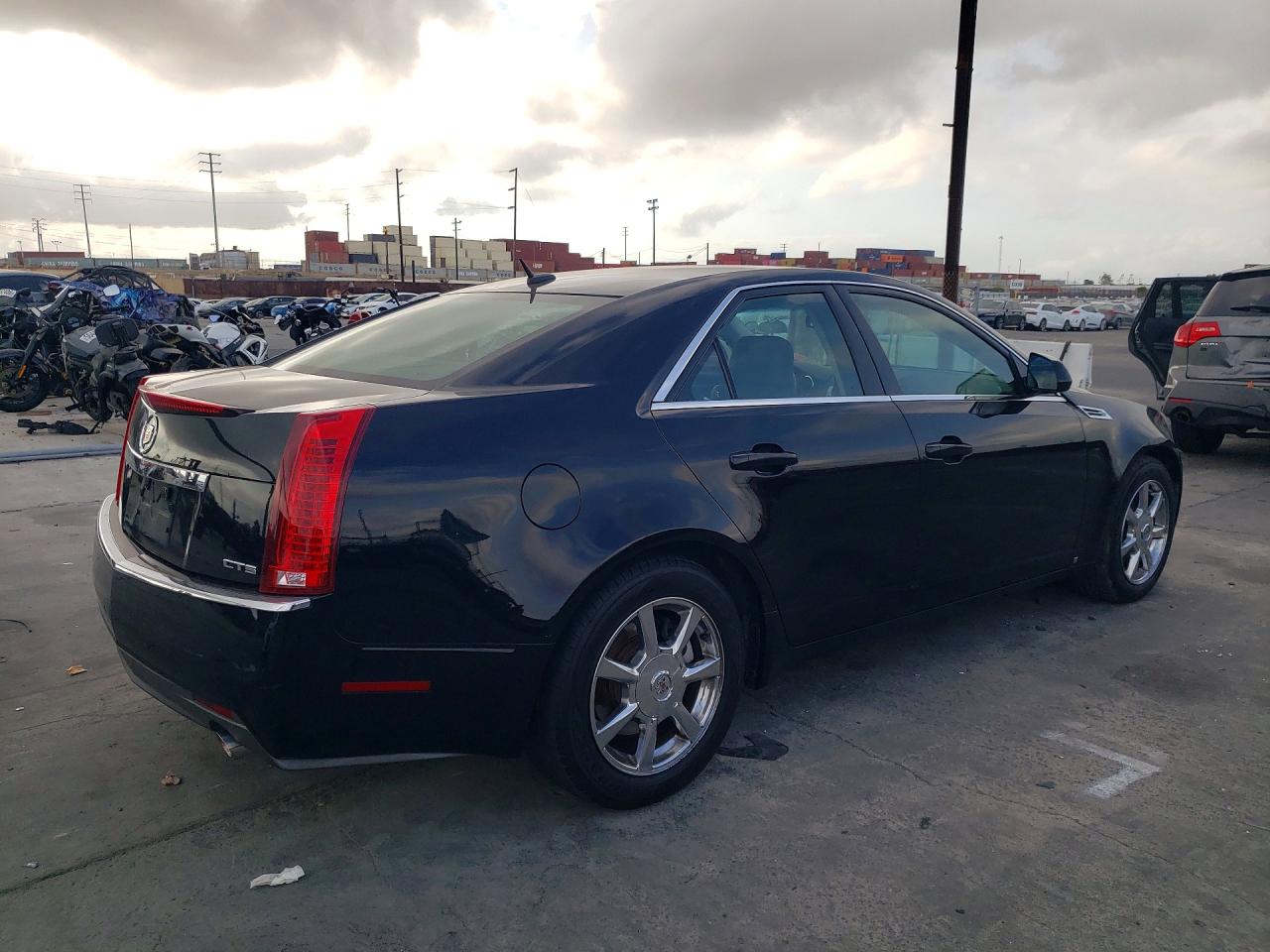 2008 Cadillac Cts Black vin: 1G6DF577080171765