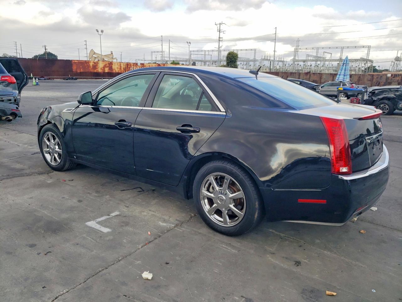 2008 Cadillac Cts Black vin: 1G6DF577080171765