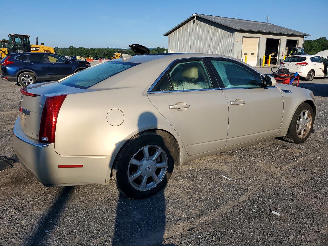 2009 Cadillac Cts Beige vin: 1G6DF577090124575