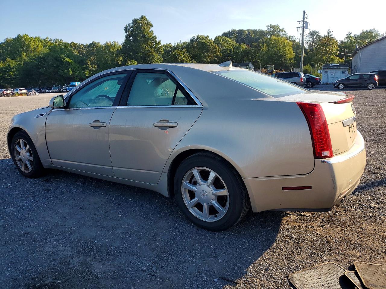 2009 Cadillac Cts Beige vin: 1G6DF577090124575