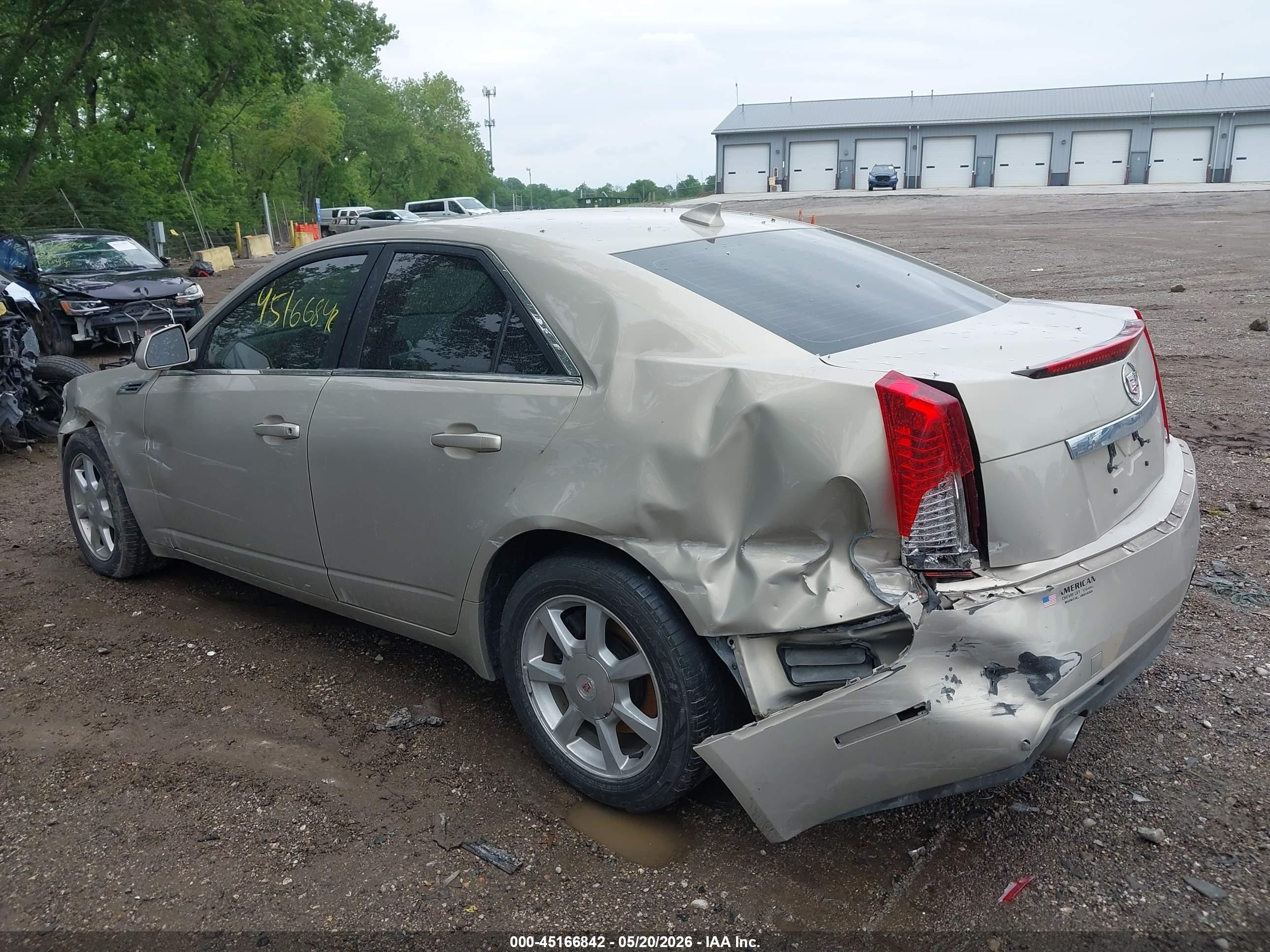 2009 Cadillac Cts Standard Gold vin: 1G6DF577090162727