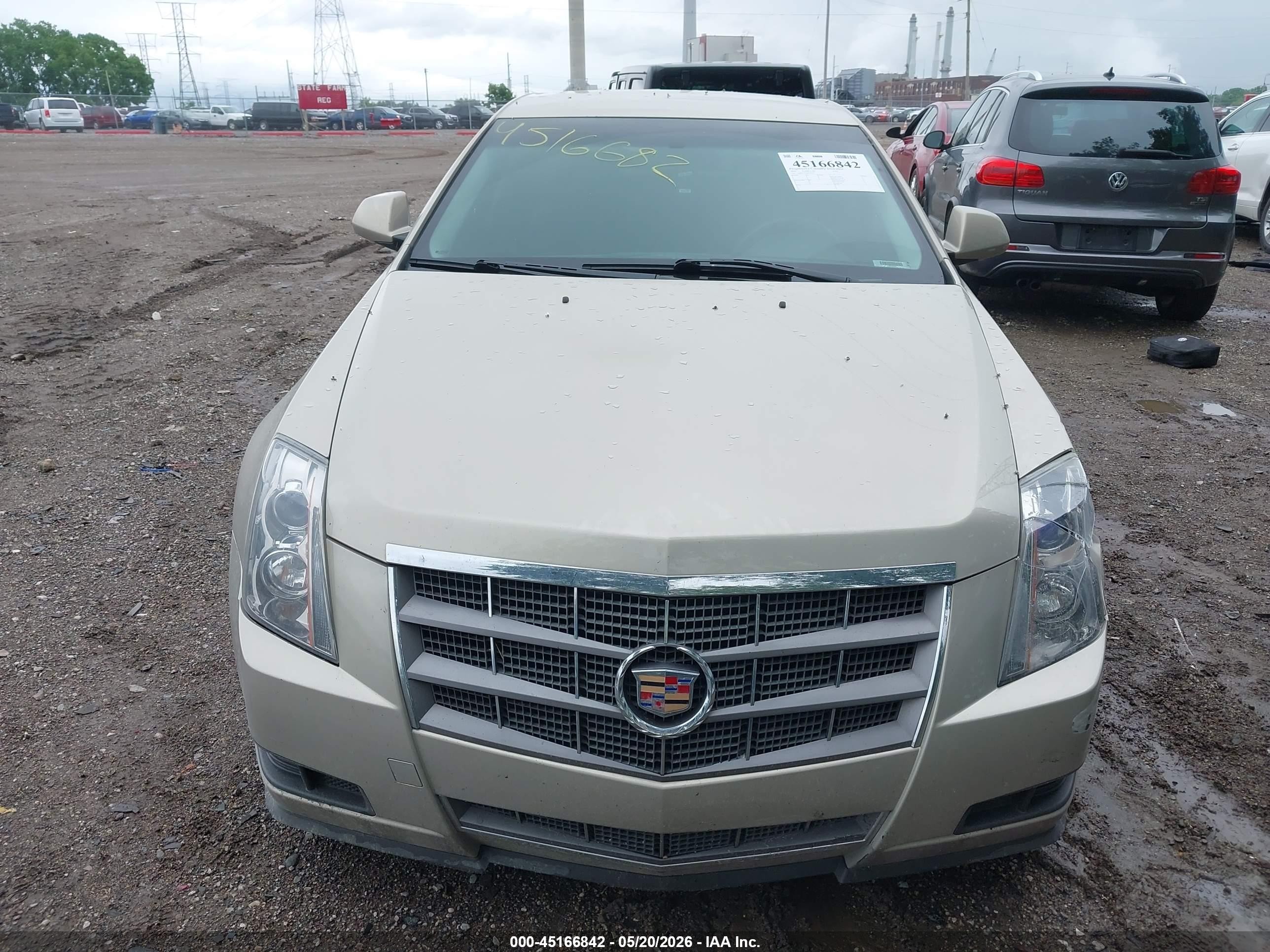 2009 Cadillac Cts Standard Gold vin: 1G6DF577090162727