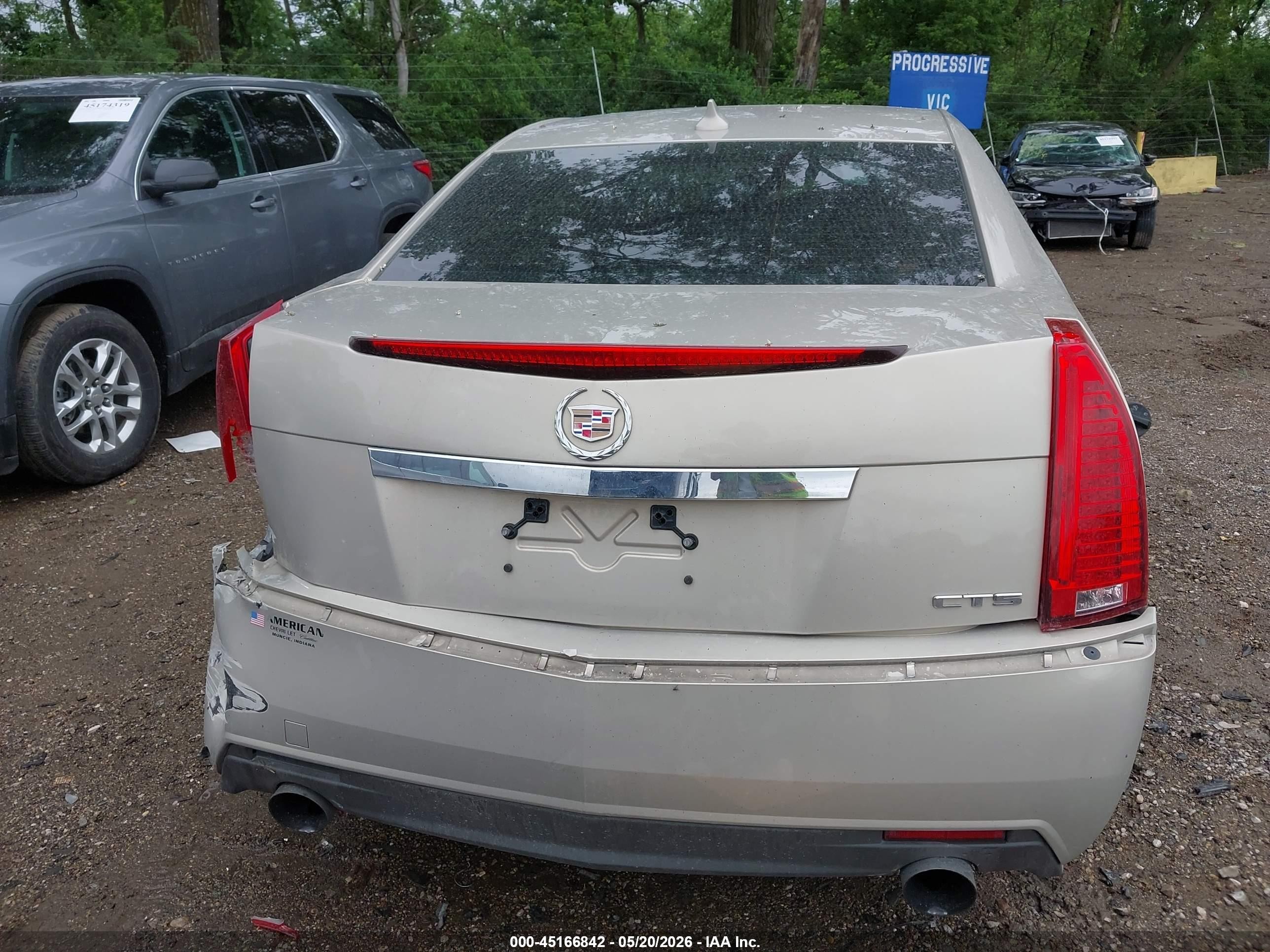 2009 Cadillac Cts Standard Gold vin: 1G6DF577090162727