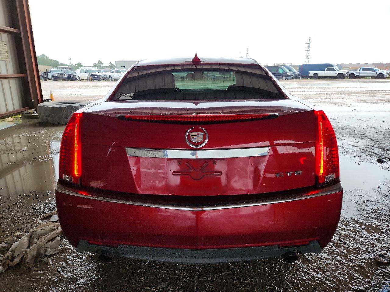 2009 Cadillac Cts Burgundy vin: 1G6DF577090170536