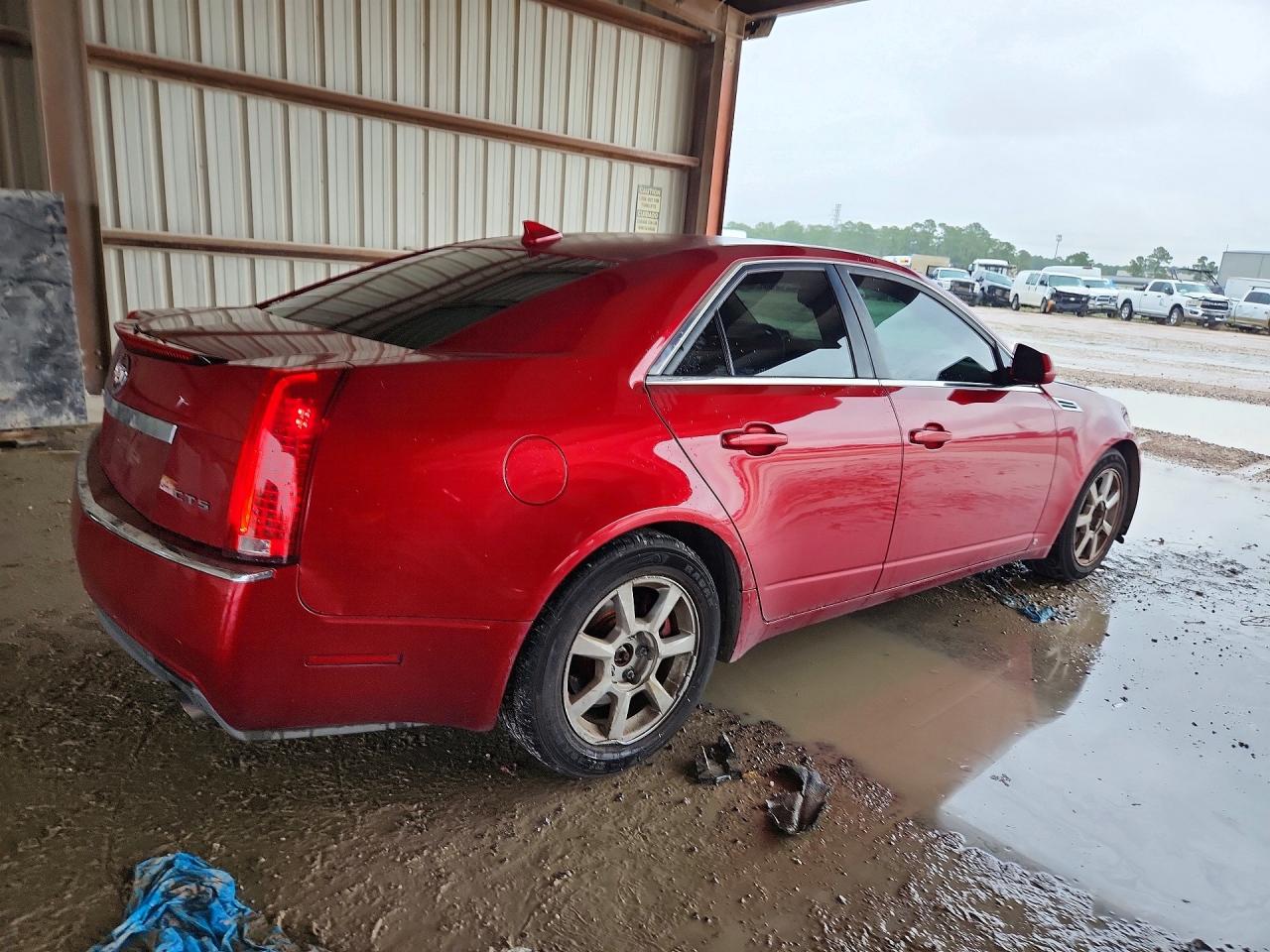 2009 Cadillac Cts Burgundy vin: 1G6DF577090170536