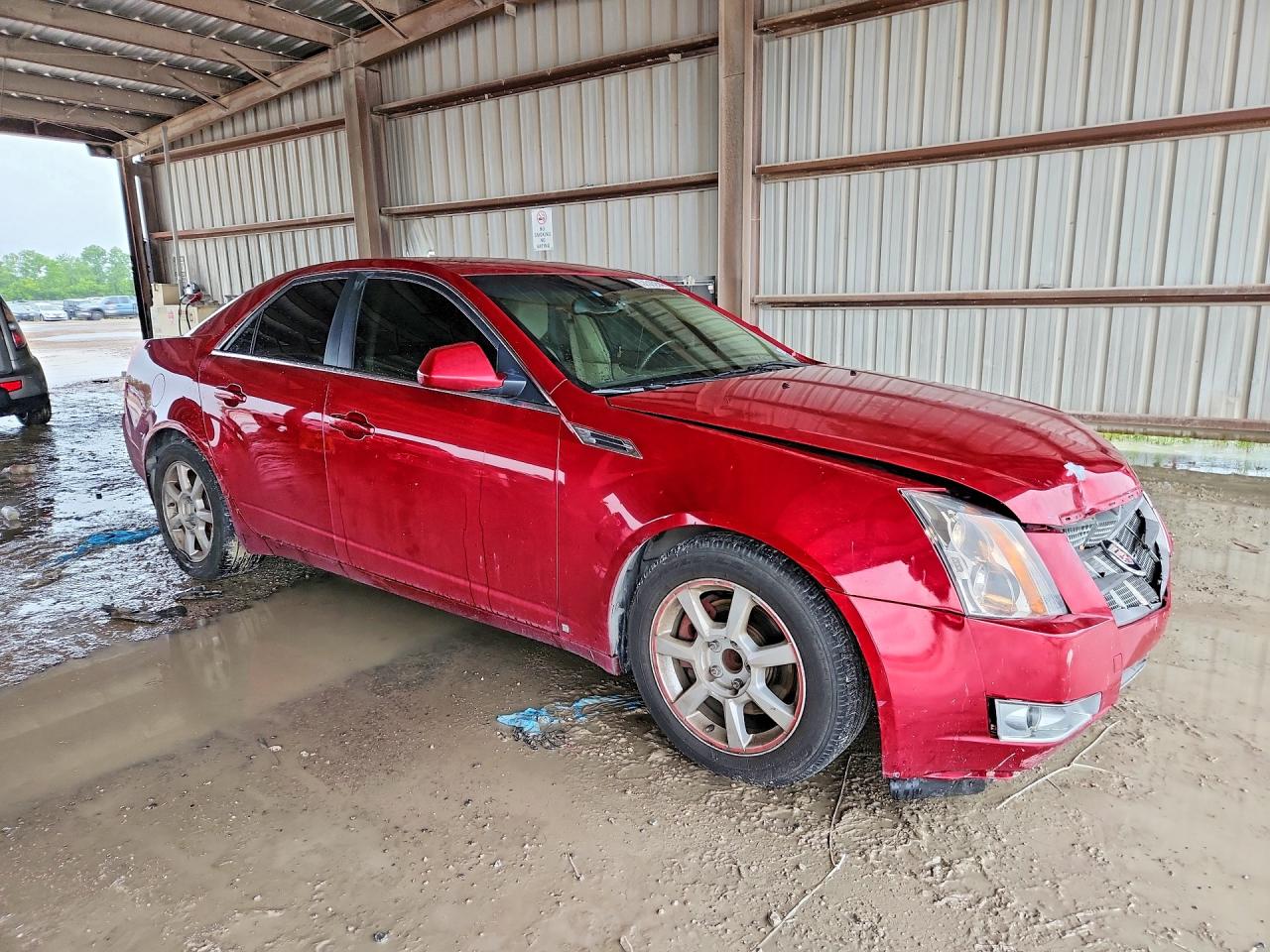 2009 Cadillac Cts Burgundy vin: 1G6DF577090170536