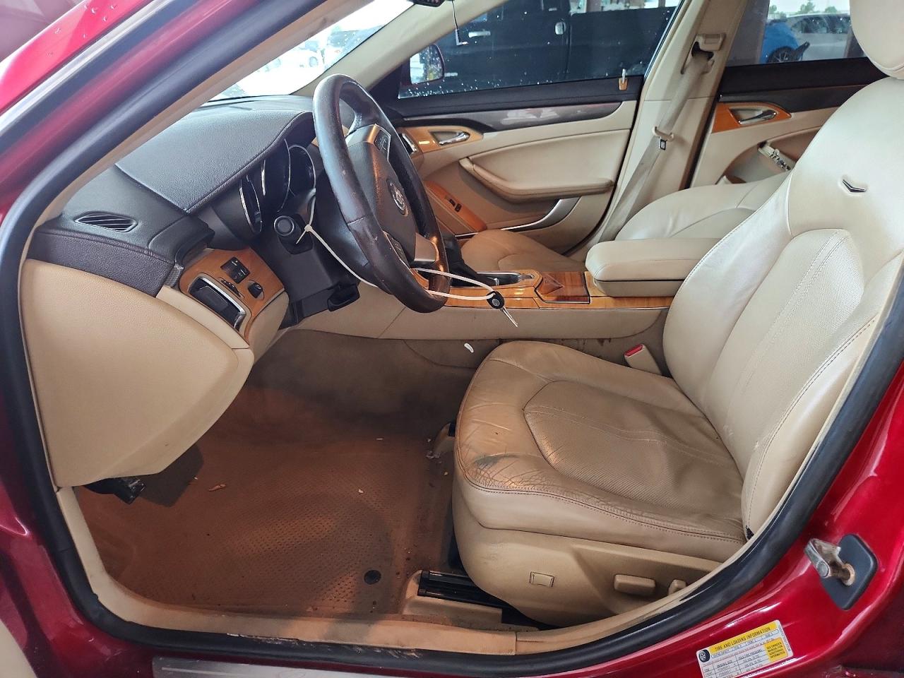 2009 Cadillac Cts Burgundy vin: 1G6DF577090170536