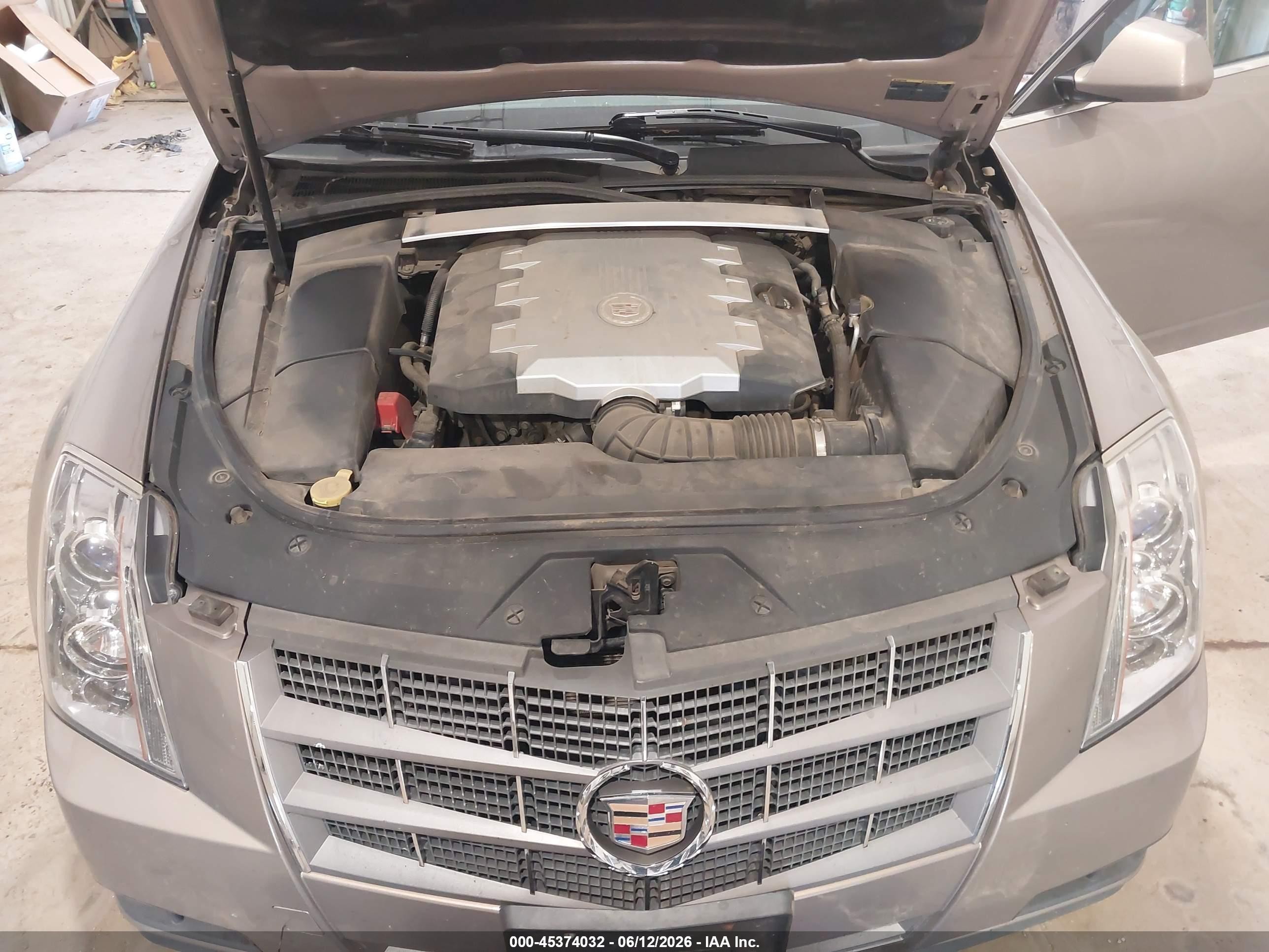 2008 Cadillac Cts Rwd W/1sa Beige vin: 1G6DF577180145644