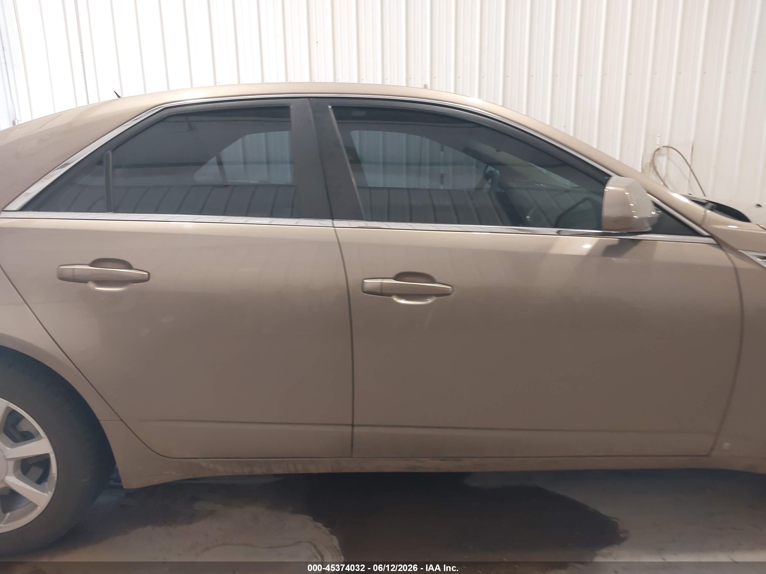 2008 Cadillac Cts Rwd W/1sa Beige vin: 1G6DF577180145644