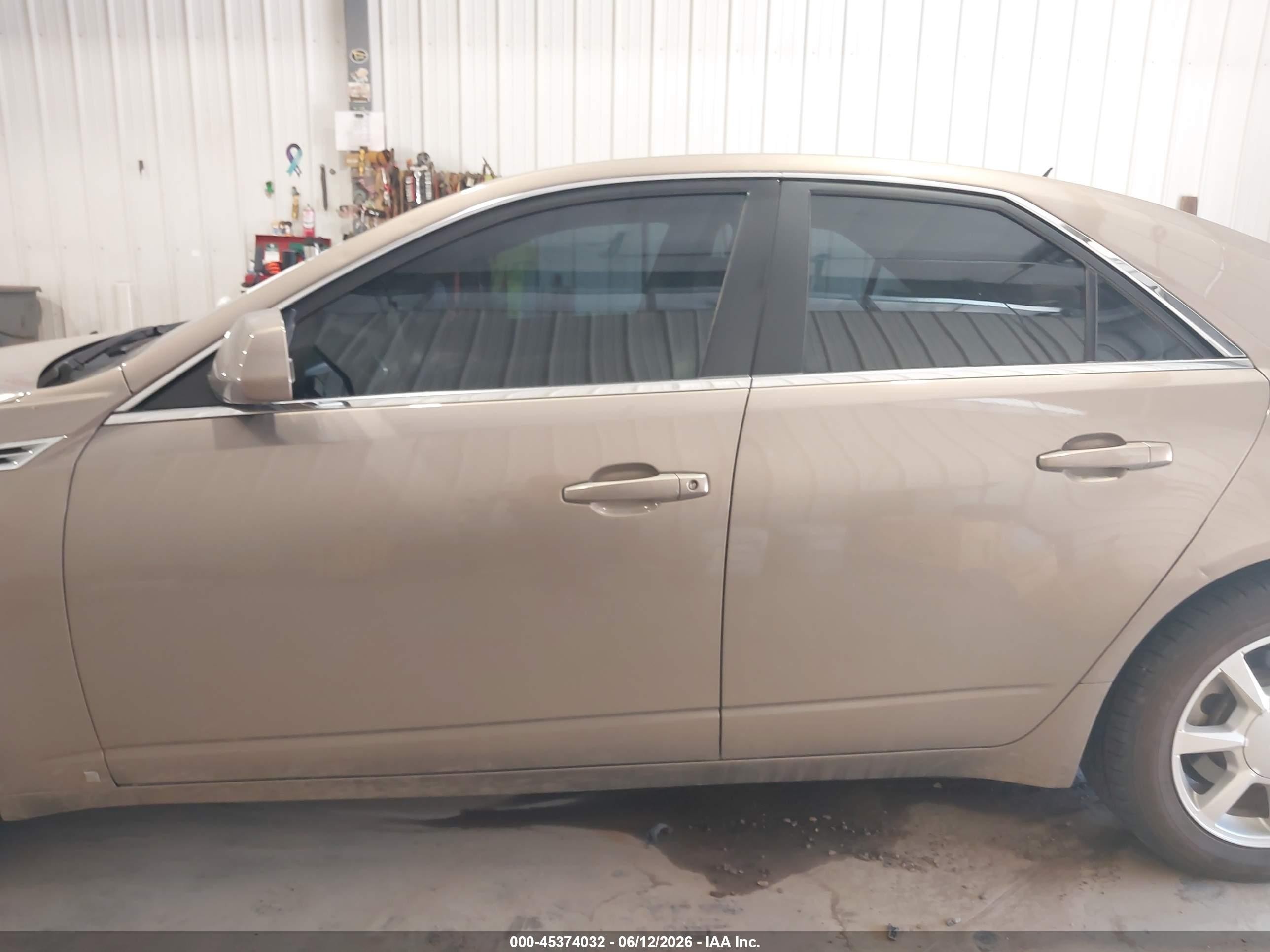 2008 Cadillac Cts Rwd W/1sa Beige vin: 1G6DF577180145644