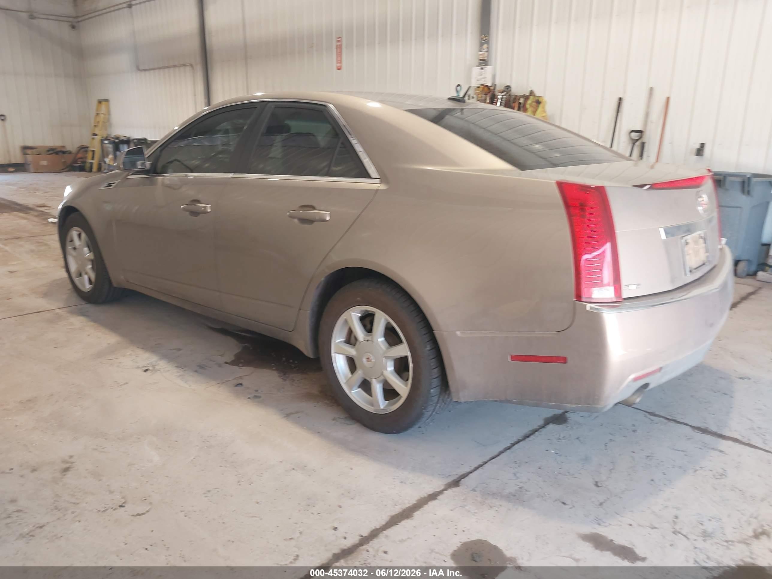 2008 Cadillac Cts Rwd W/1sa Beige vin: 1G6DF577180145644