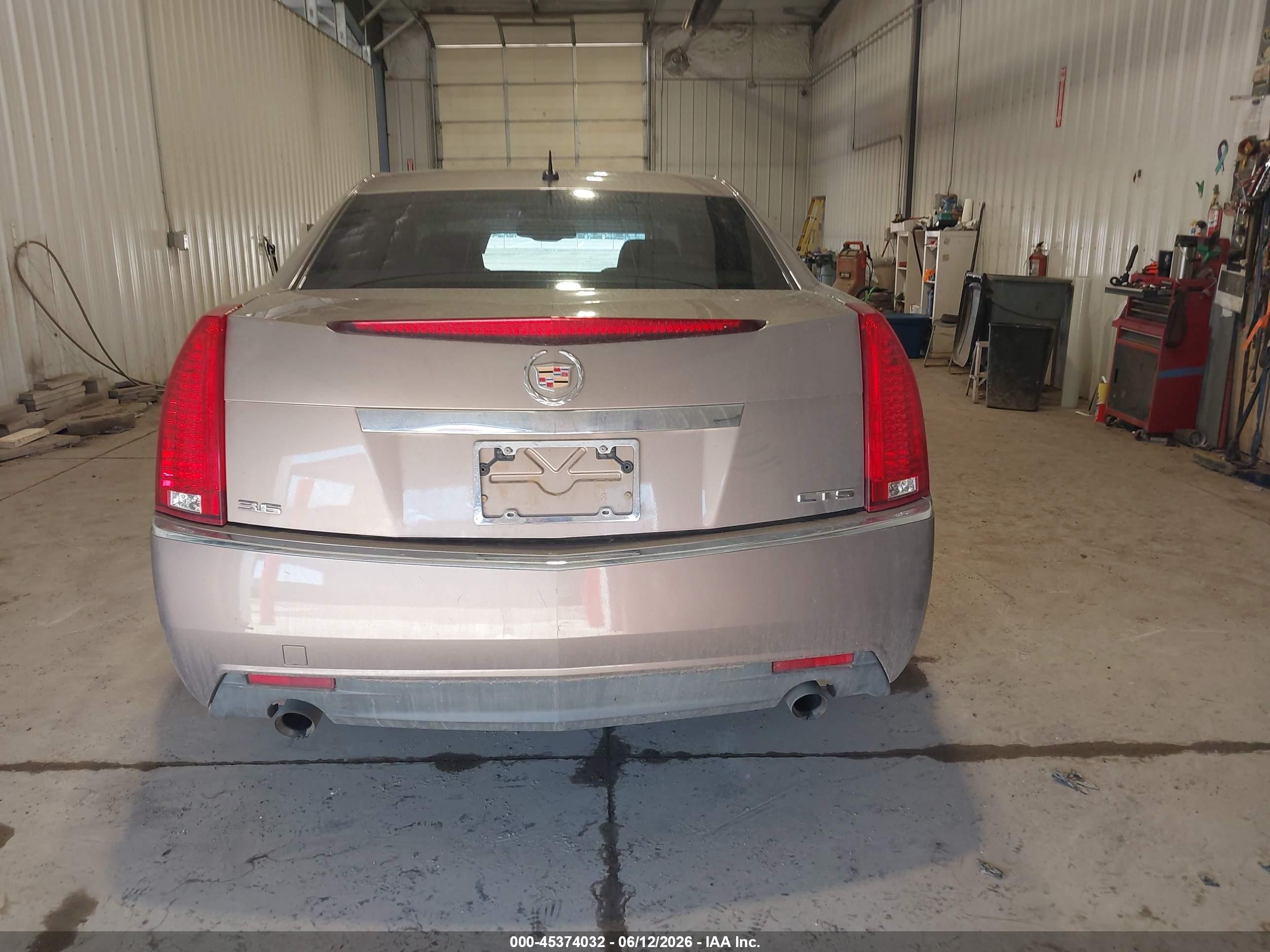 2008 Cadillac Cts Rwd W/1sa Beige vin: 1G6DF577180145644
