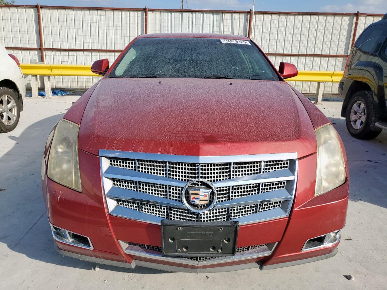 2008 Cadillac Cts Red vin: 1G6DF577180154134