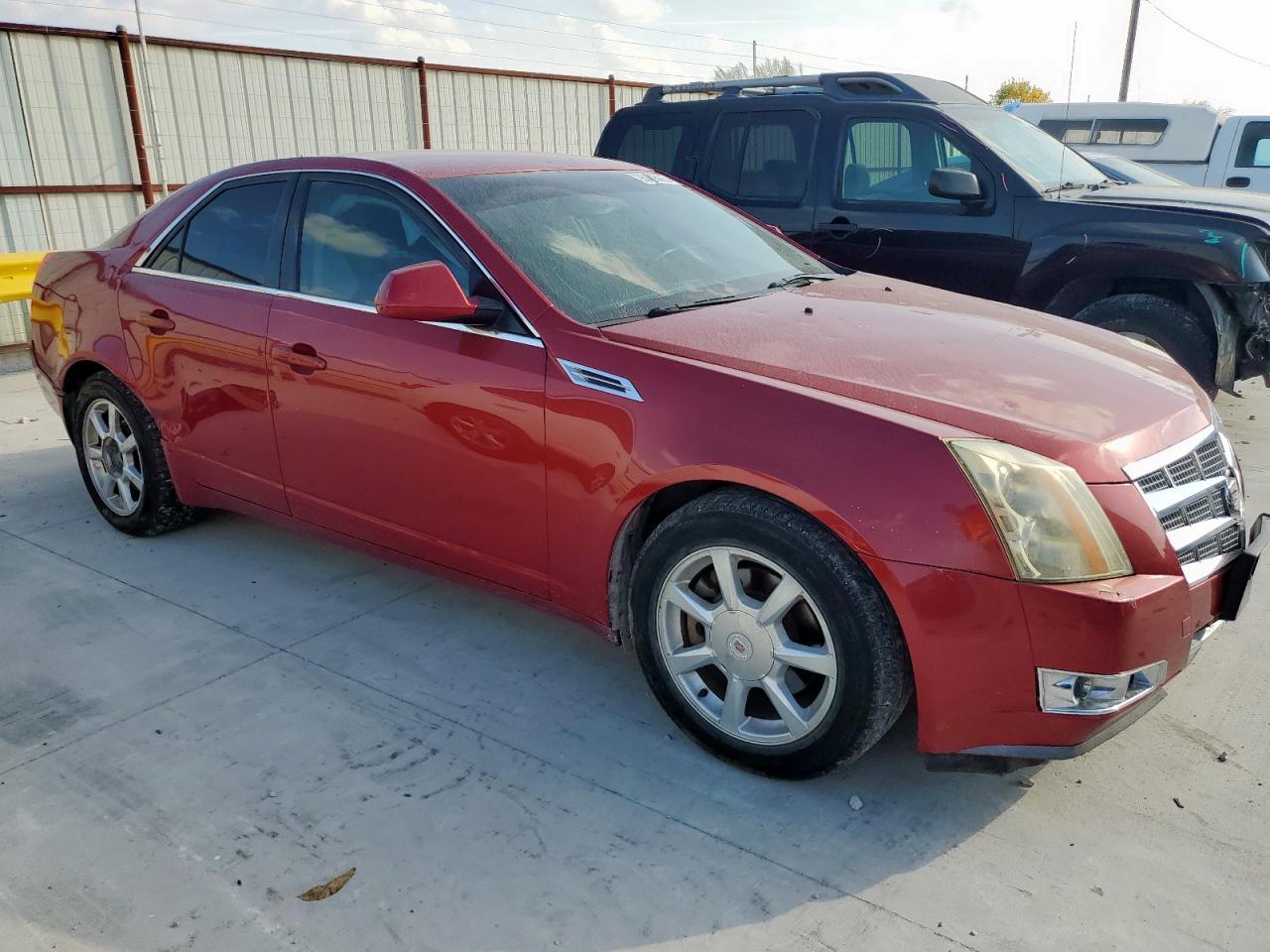 2008 Cadillac Cts Red vin: 1G6DF577180154134