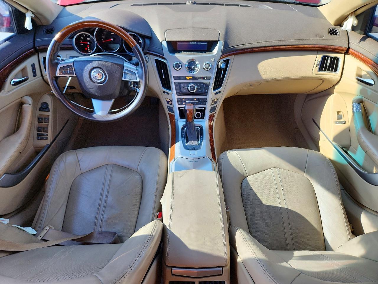 2009 Cadillac Cts Red vin: 1G6DF577190102682