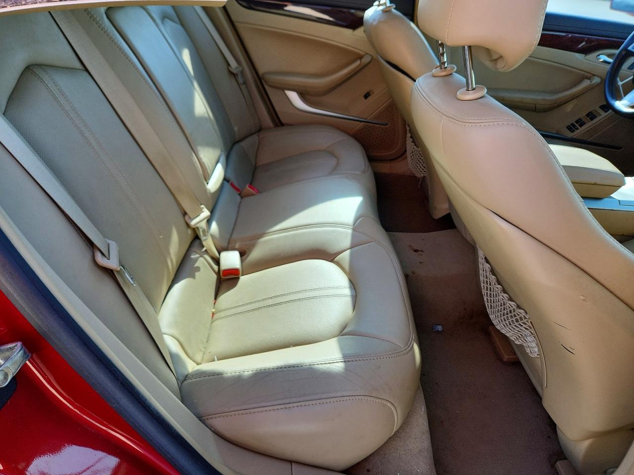 2009 Cadillac Cts Red vin: 1G6DF577190102682