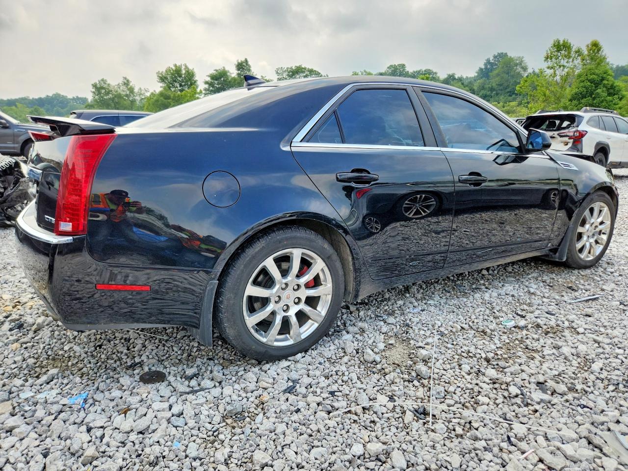 2009 Cadillac Cts Черный vin: 1G6DF577190123189