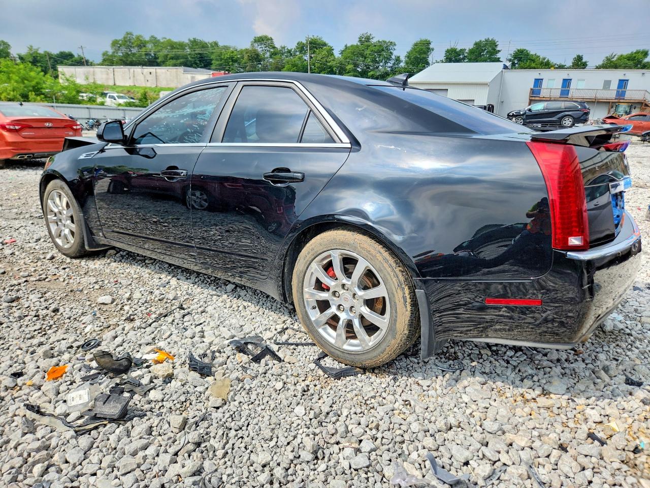 2009 Cadillac Cts Черный vin: 1G6DF577190123189