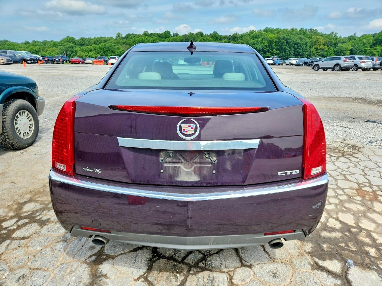 2009 Cadillac Cts Purple vin: 1G6DF577190130269