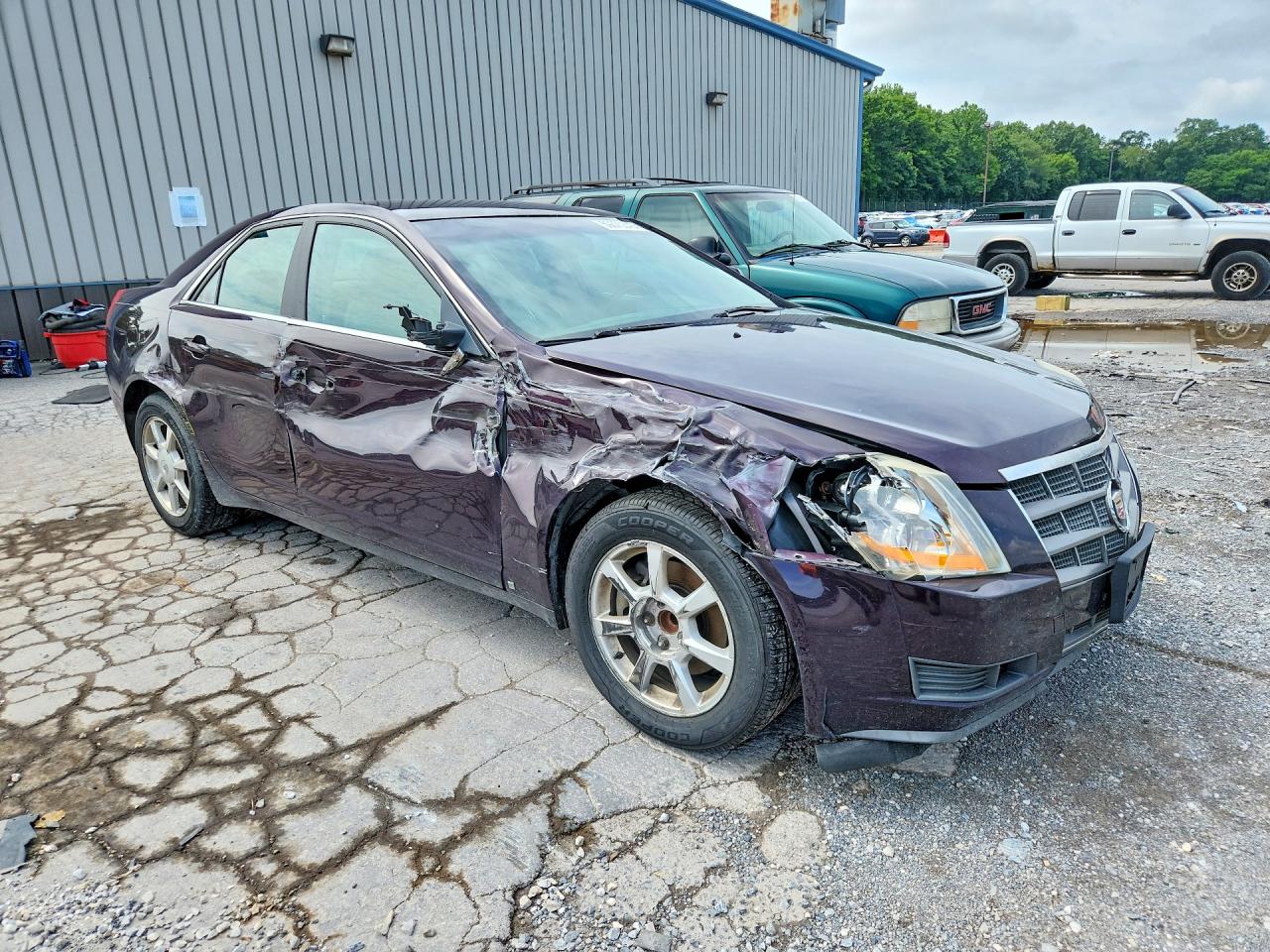 2009 Cadillac Cts Purple vin: 1G6DF577190130269