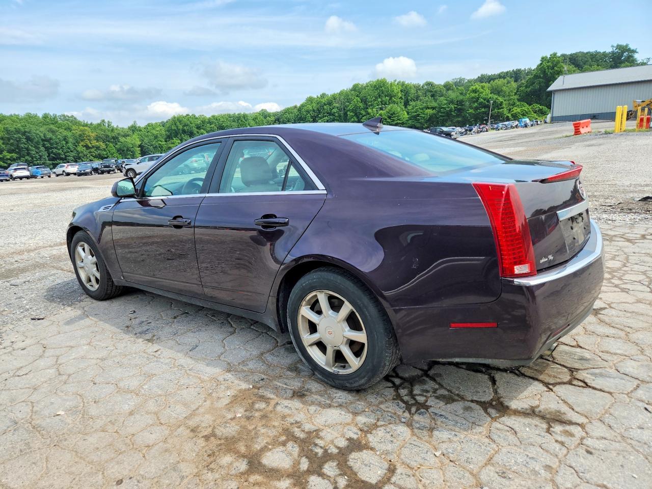 2009 Cadillac Cts Purple vin: 1G6DF577190130269