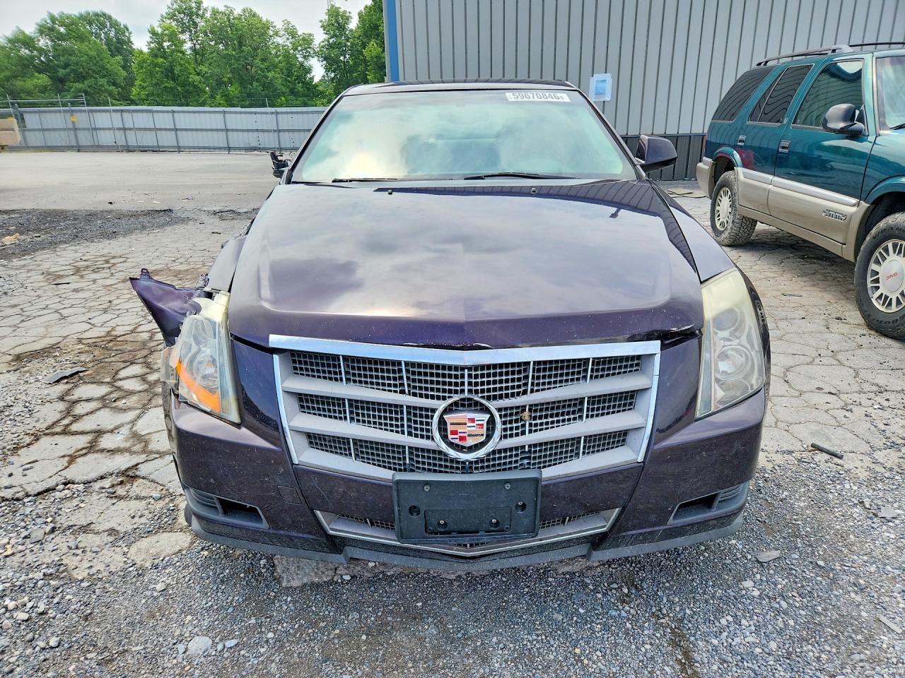 2009 Cadillac Cts Purple vin: 1G6DF577190130269