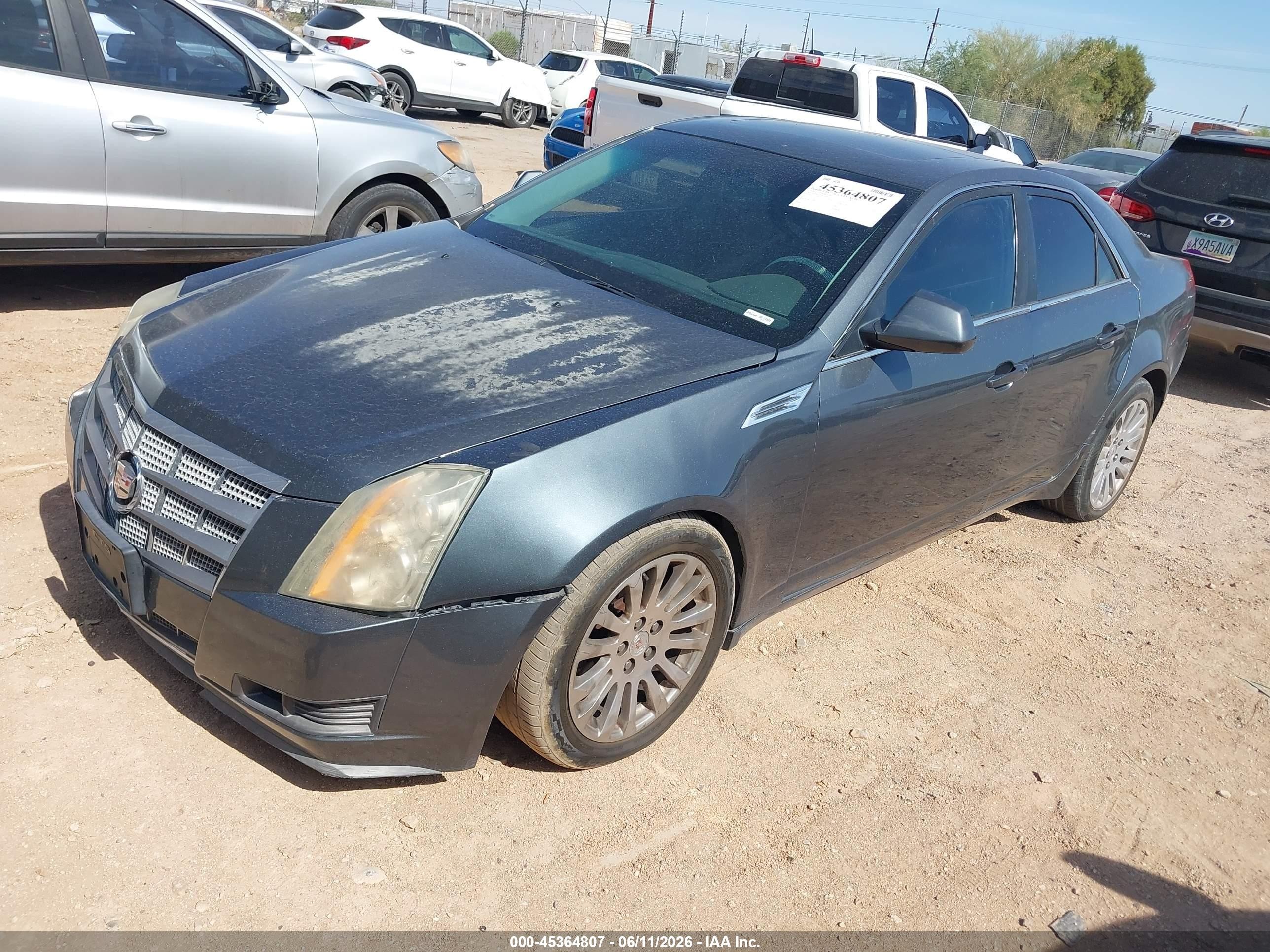 2009 Cadillac Cts Rwd W/1sa Gray vin: 1G6DF577190131406