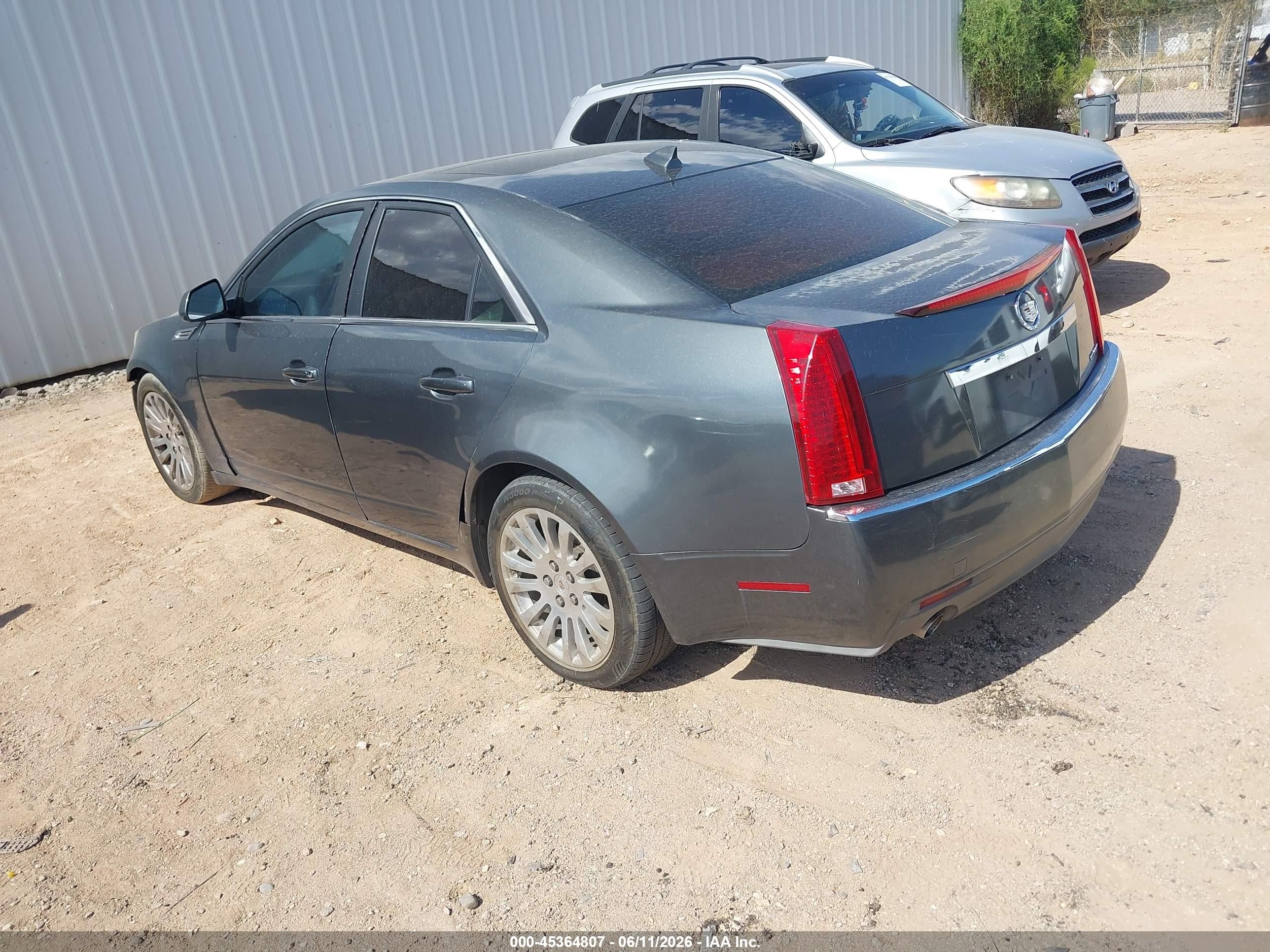 2009 Cadillac Cts Rwd W/1sa Gray vin: 1G6DF577190131406