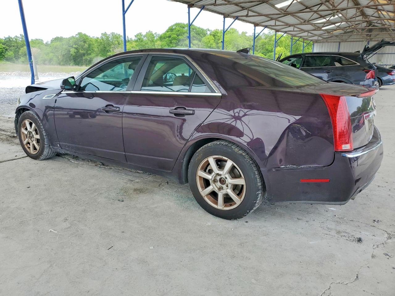 2009 Cadillac Cts Purple vin: 1G6DF577190173381