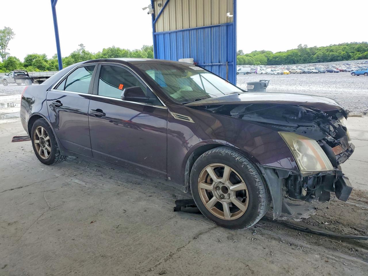 2009 Cadillac Cts Purple vin: 1G6DF577190173381