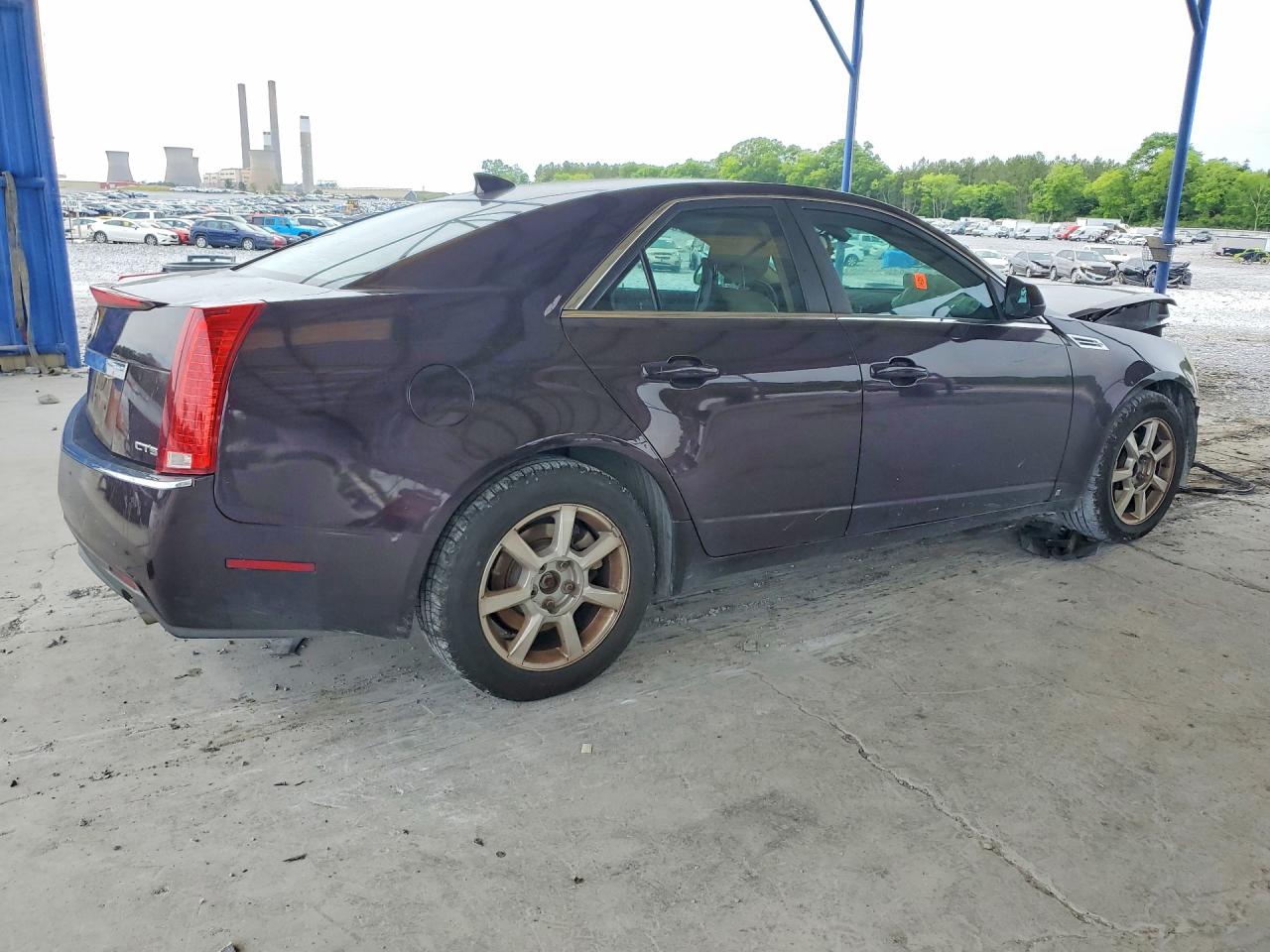 2009 Cadillac Cts Purple vin: 1G6DF577190173381